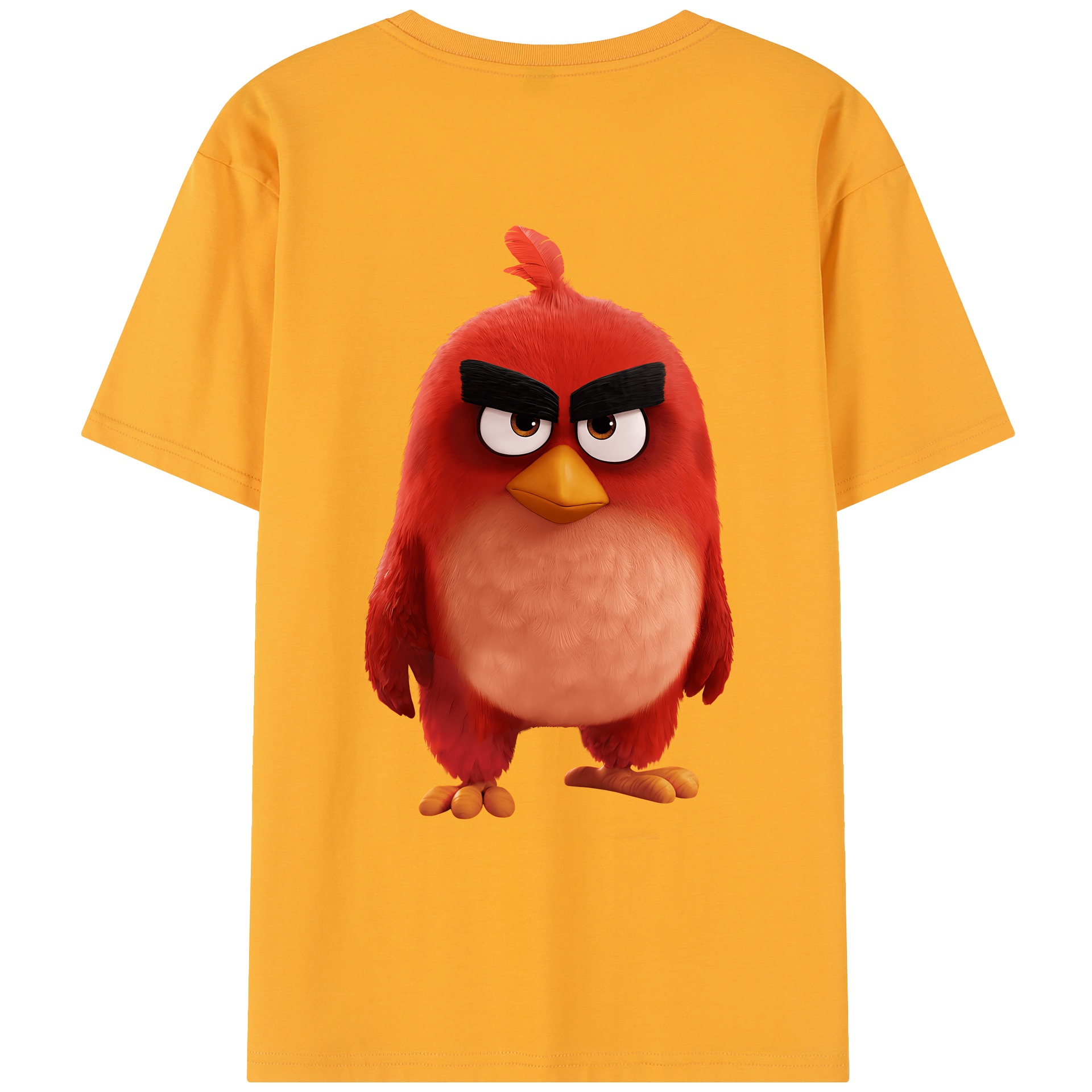 （画像用） Angry Birds アングリーバード レディース半袖Tシャツ(バックプリント)