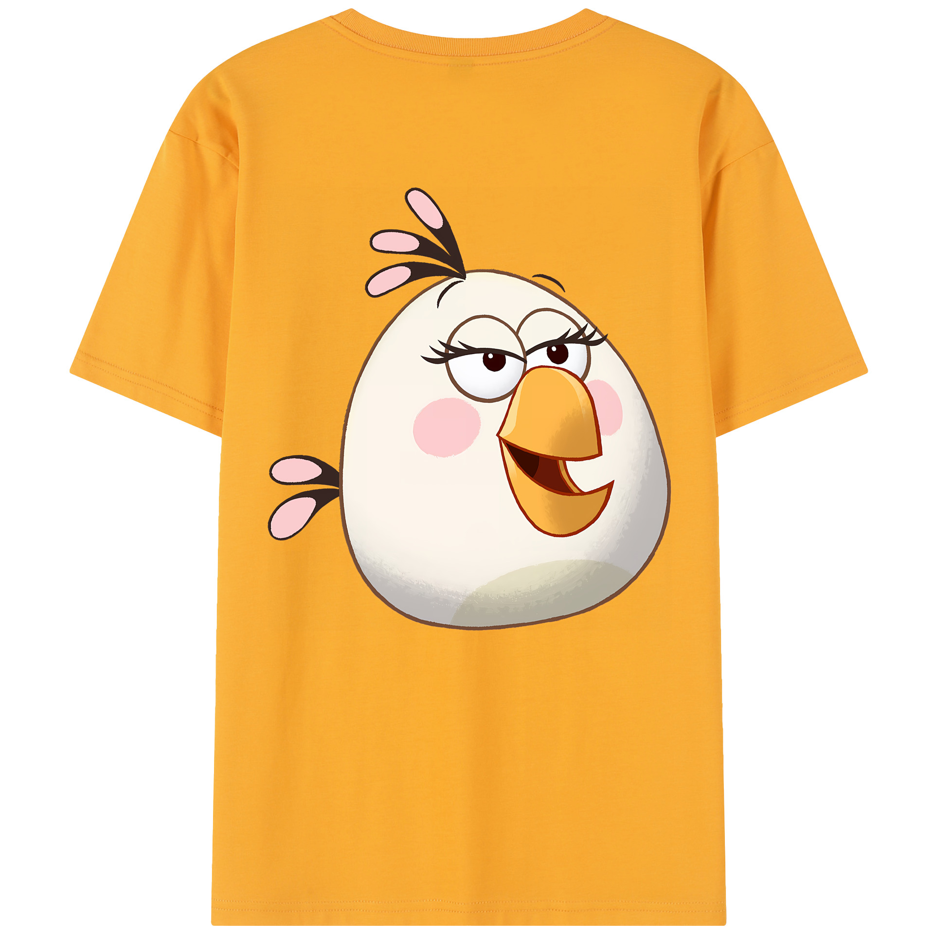 （画像用） Angry Birds アングリーバード レディース半袖Tシャツ(バックプリント)