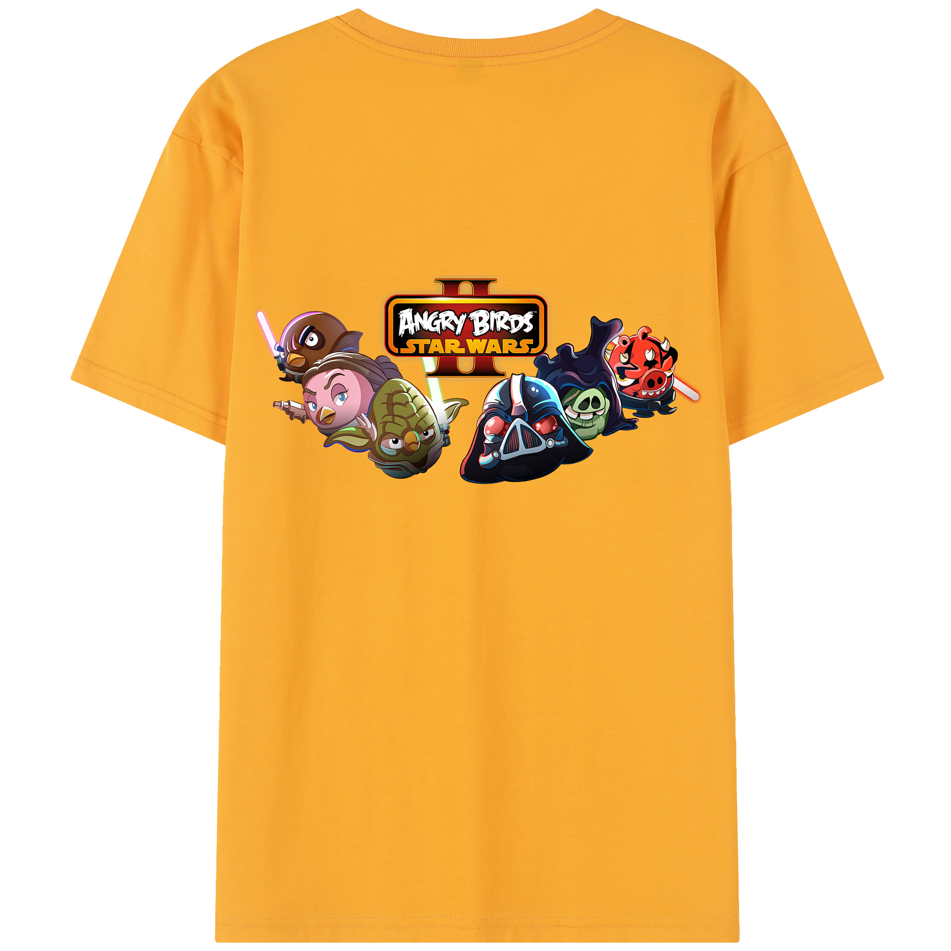 （画像用） Angry Birds アングリーバード レディース半袖Tシャツ(バックプリント)