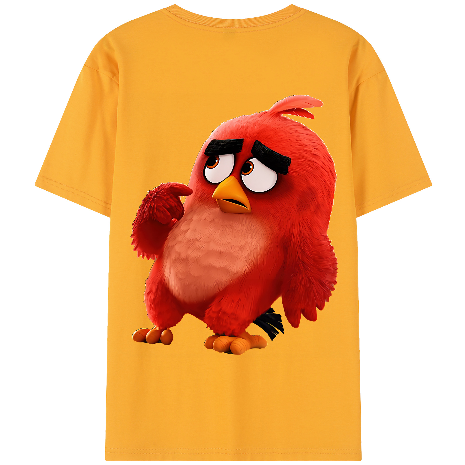 （画像用） Angry Birds アングリーバード レディース半袖Tシャツ(バックプリント)