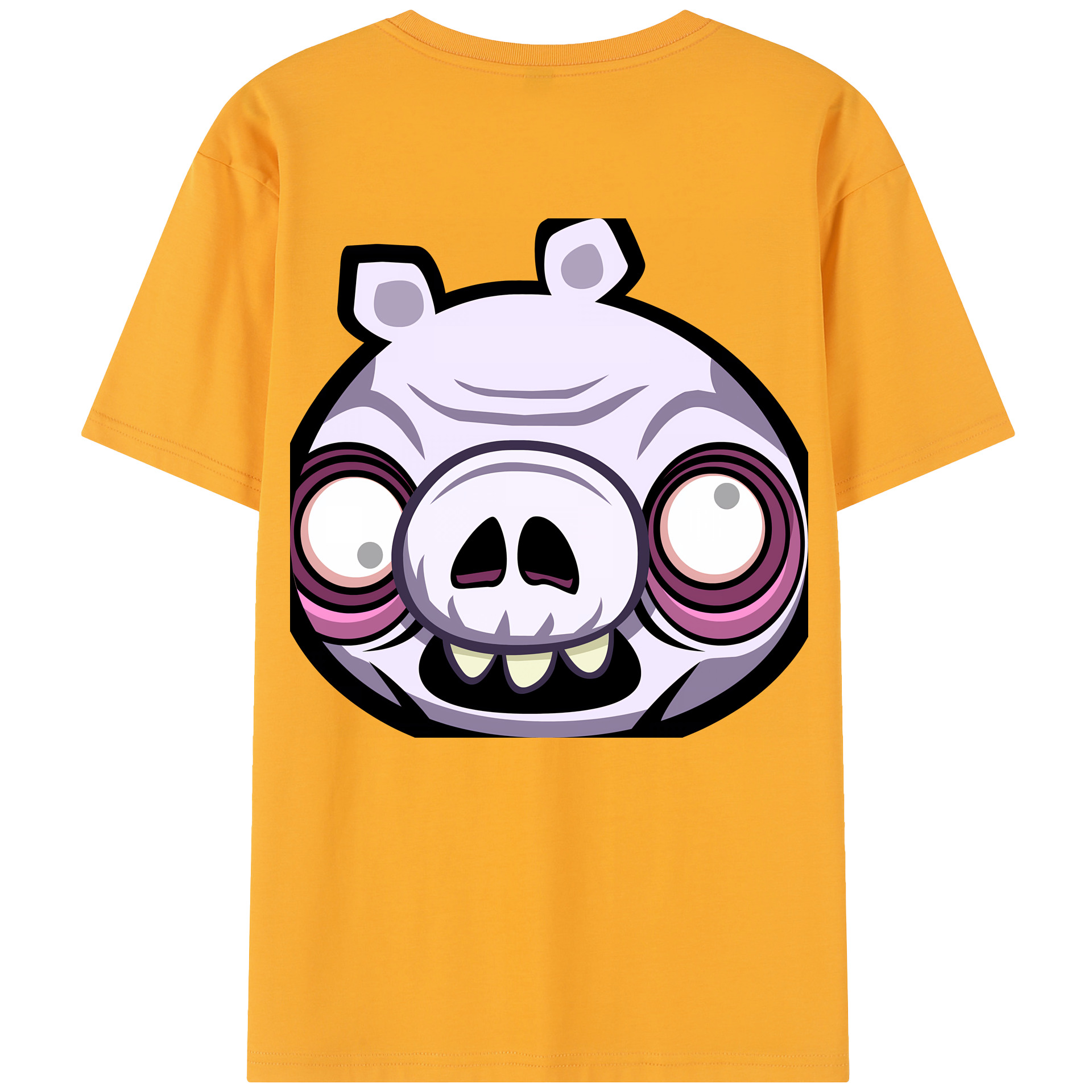 （画像用） Angry Birds アングリーバード レディース半袖Tシャツ(バックプリント)