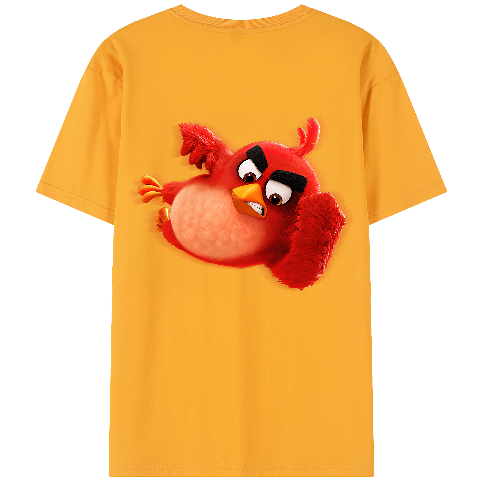 （画像用） Angry Birds アングリーバード レディース半袖Tシャツ(バックプリント)