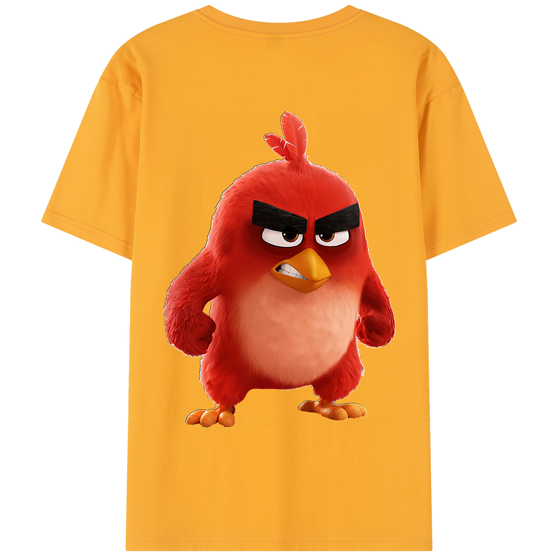 （画像用） Angry Birds アングリーバード レディース半袖Tシャツ(バックプリント)
