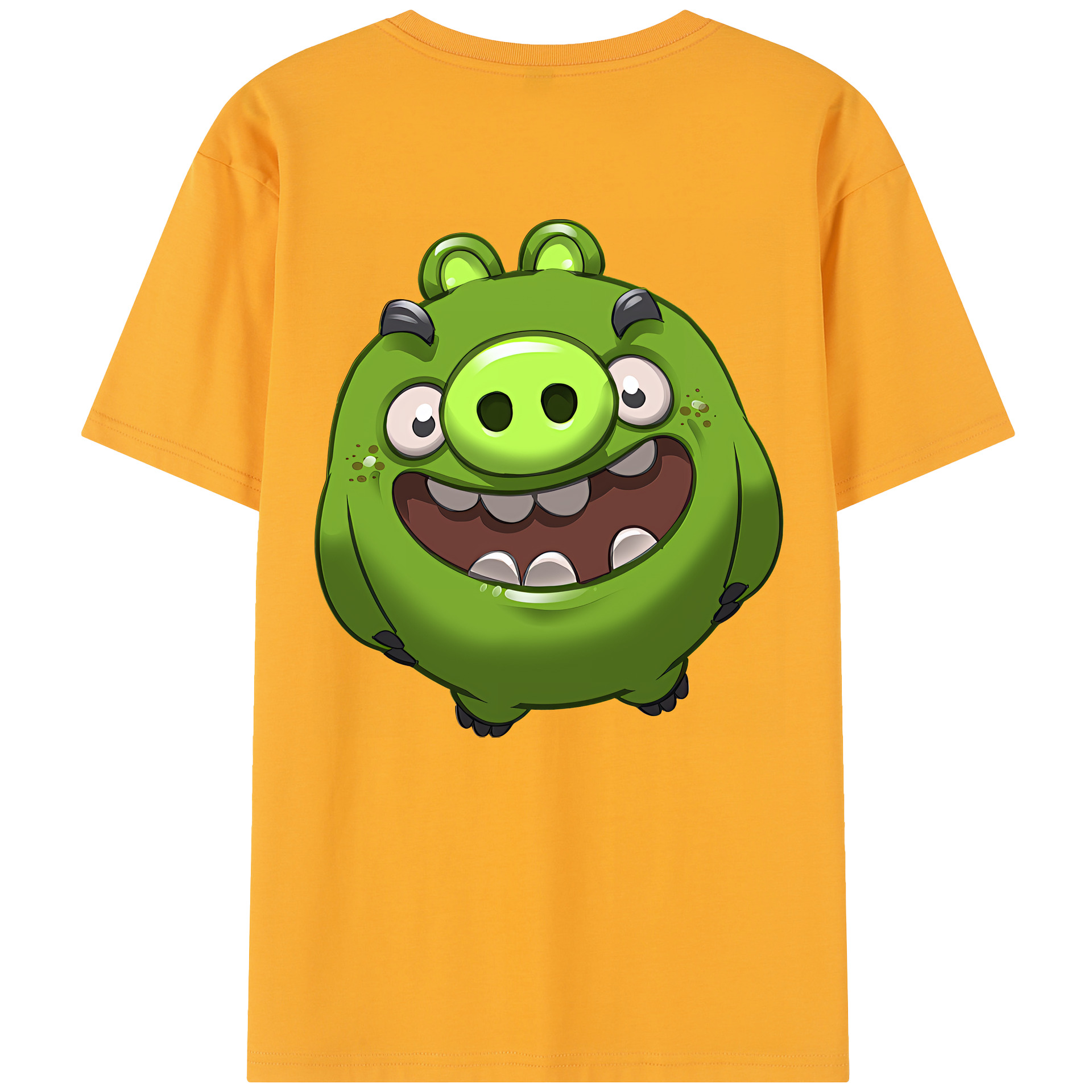 （画像用） Angry Birds アングリーバード レディース半袖Tシャツ(バックプリント)