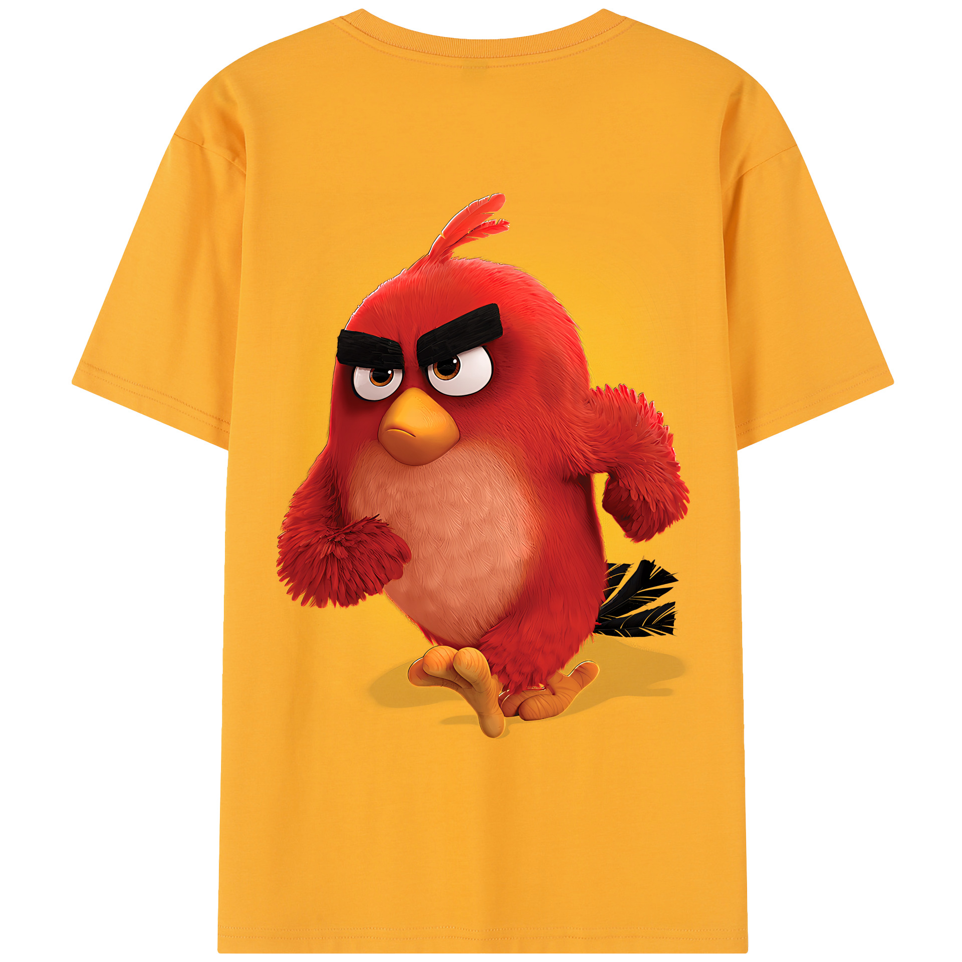 （画像用） Angry Birds アングリーバード レディース半袖Tシャツ(バックプリント)