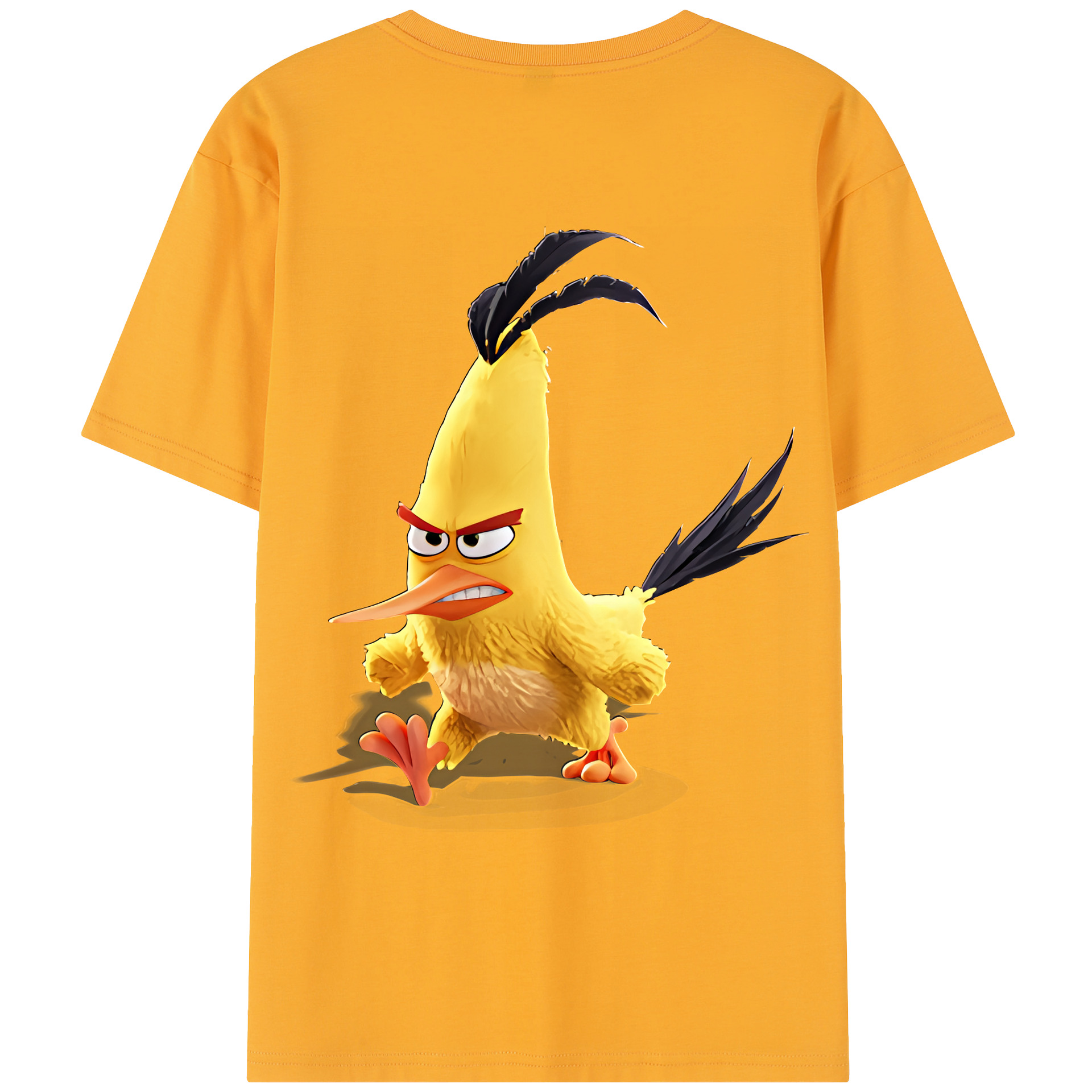 （画像用） Angry Birds アングリーバード レディース半袖Tシャツ(バックプリント)