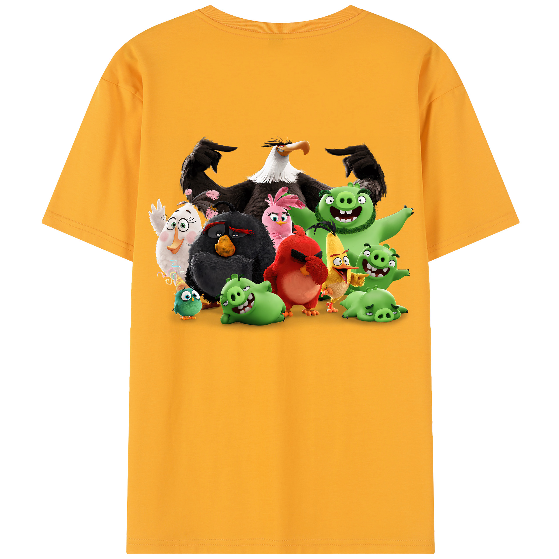 （画像用） Angry Birds アングリーバード レディース半袖Tシャツ(バックプリント)