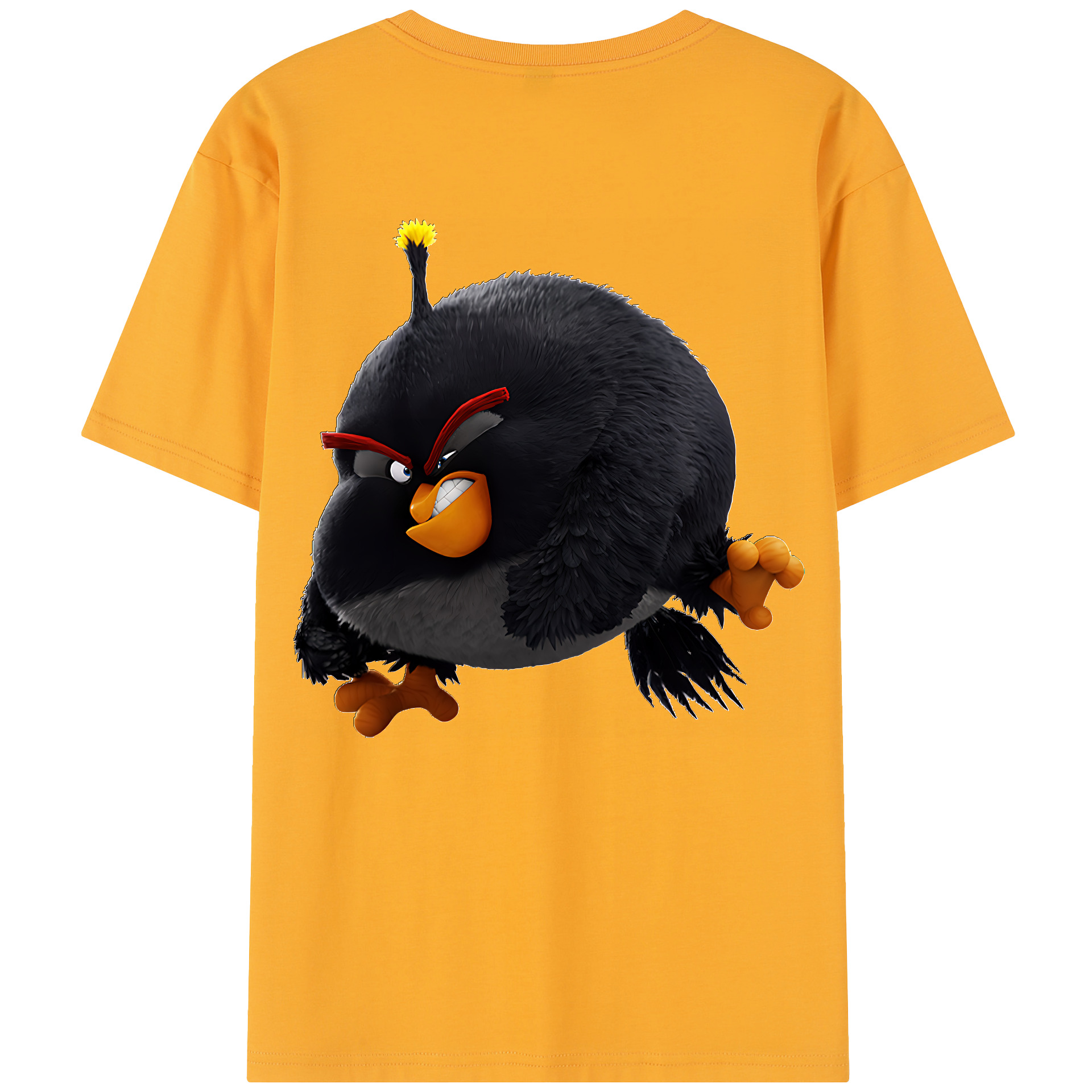 （画像用） Angry Birds アングリーバード レディース半袖Tシャツ(バックプリント)