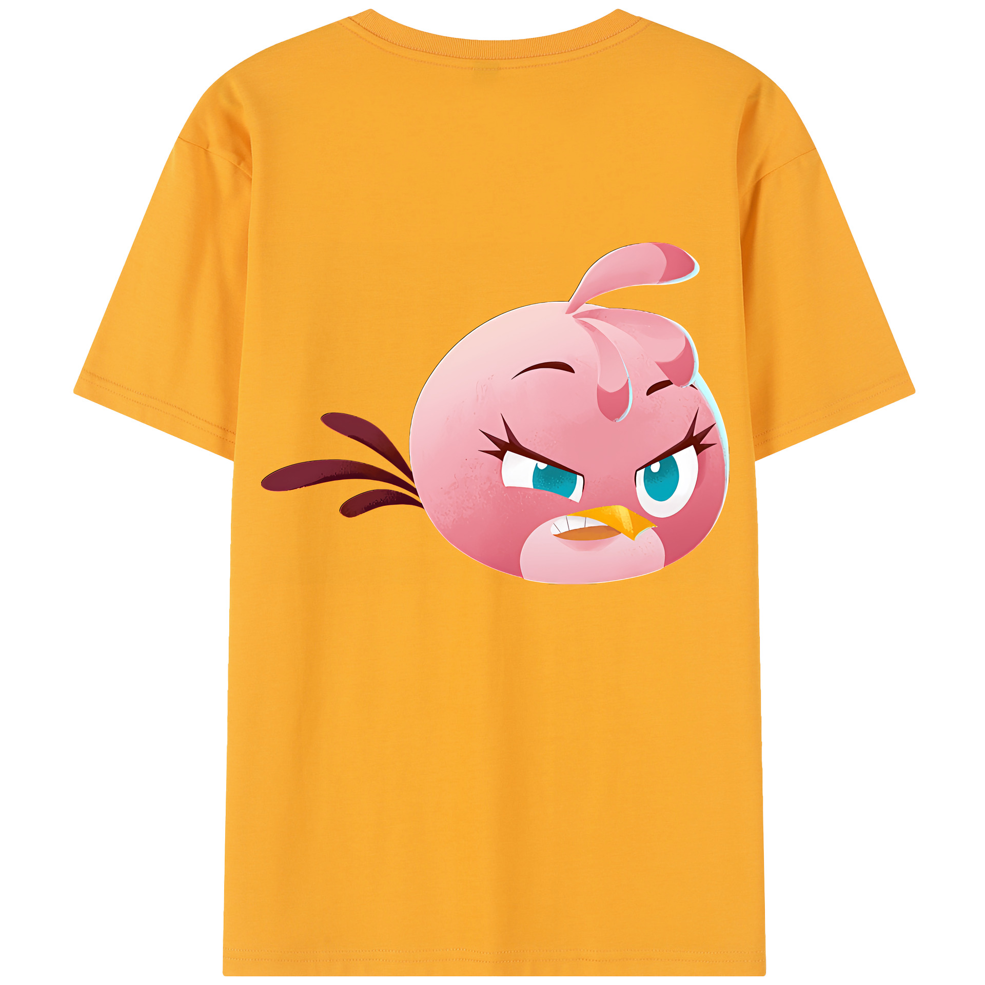 （画像用） Angry Birds アングリーバード レディース半袖Tシャツ(バックプリント)