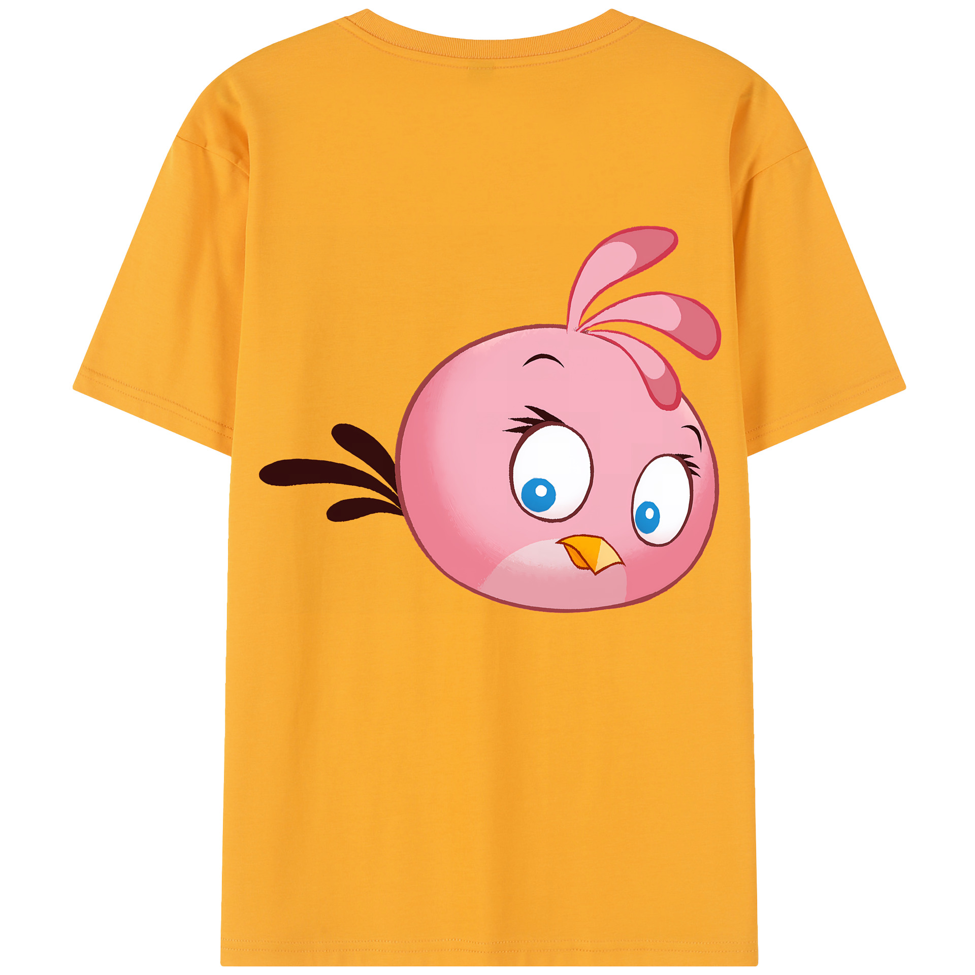 （画像用） Angry Birds アングリーバード レディース半袖Tシャツ(バックプリント)
