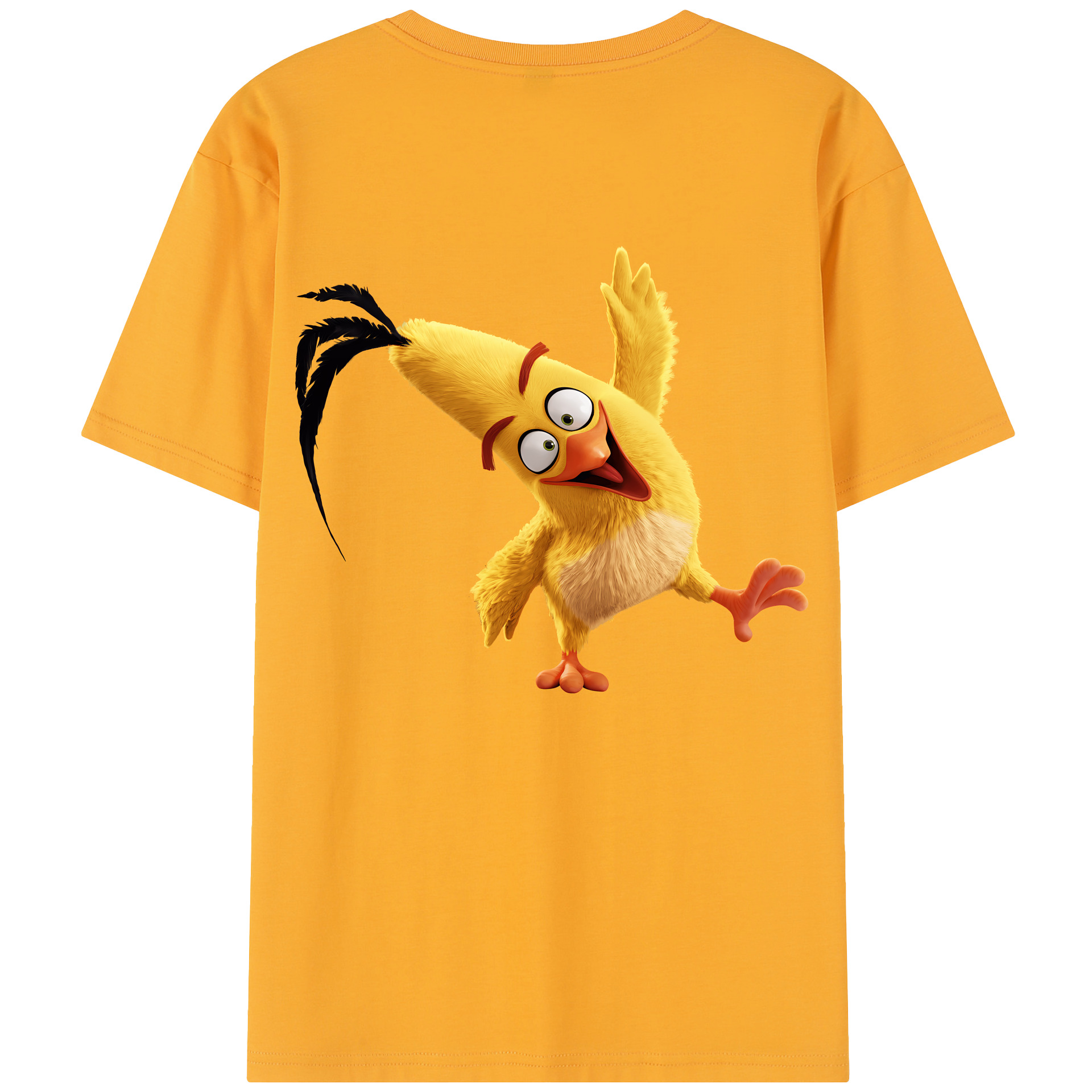 （画像用） Angry Birds アングリーバード レディース半袖Tシャツ(バックプリント)