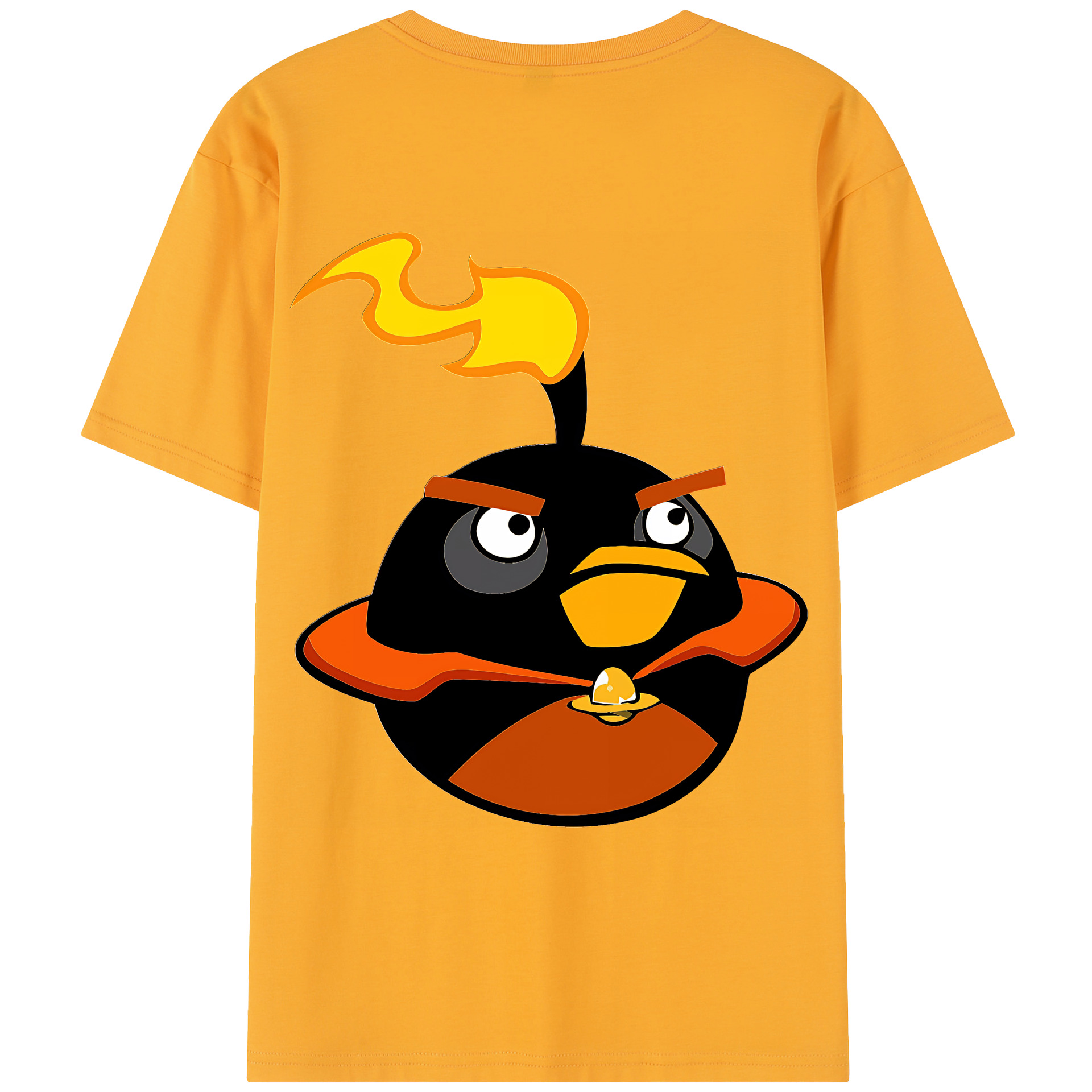 （画像用） Angry Birds アングリーバード レディース半袖Tシャツ(バックプリント)