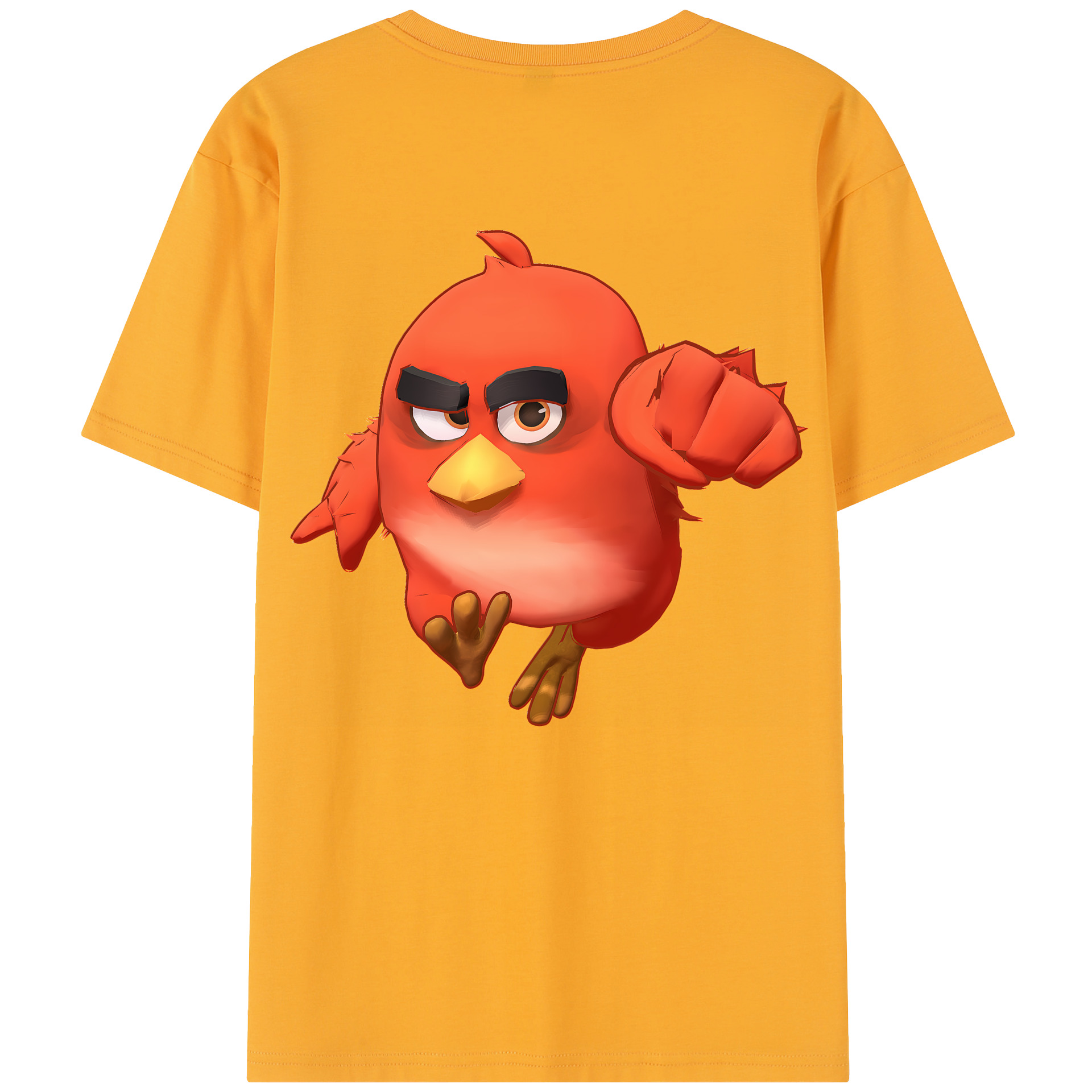 （画像用） Angry Birds アングリーバード レディース半袖Tシャツ(バックプリント)