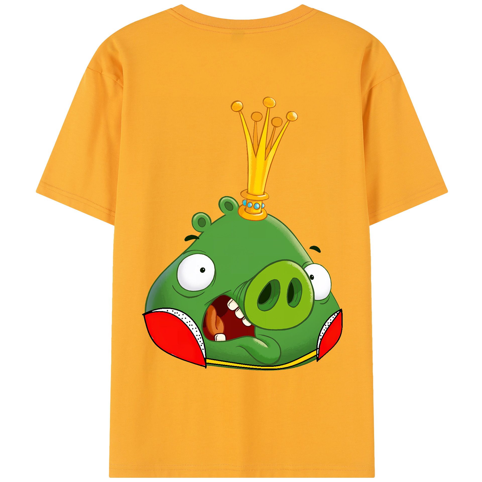 （画像用） Angry Birds アングリーバード レディース半袖Tシャツ(バックプリント)
