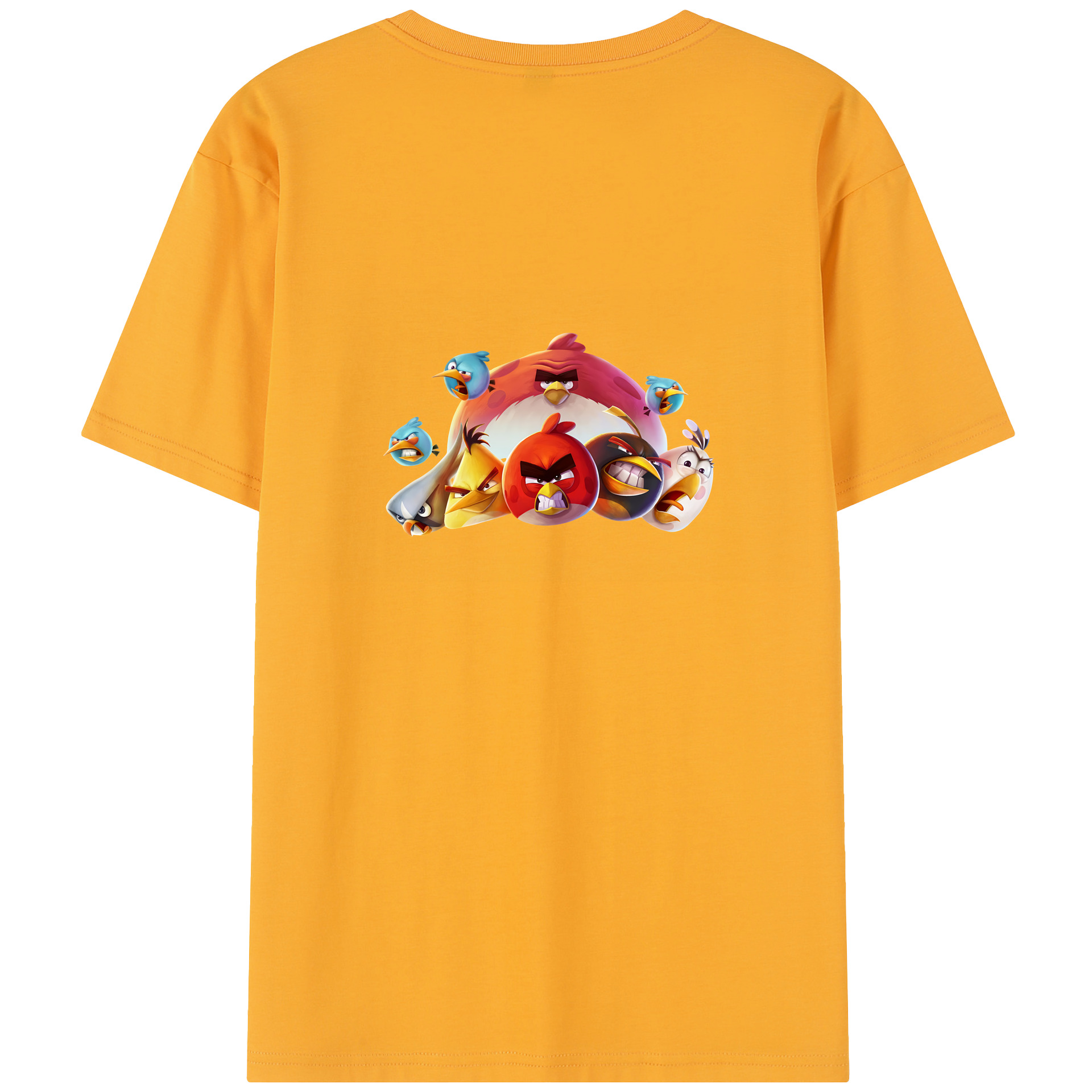 （画像用） Angry Birds アングリーバード レディース半袖Tシャツ(バックプリント)