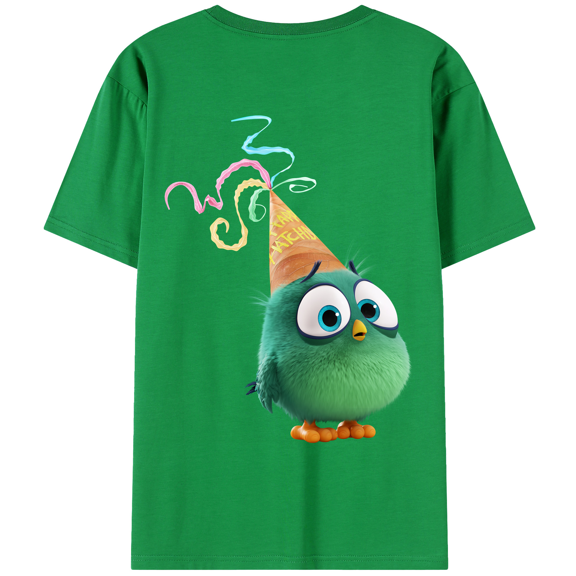 （画像用） Angry Birds アングリーバード レディース半袖Tシャツ(バックプリント)