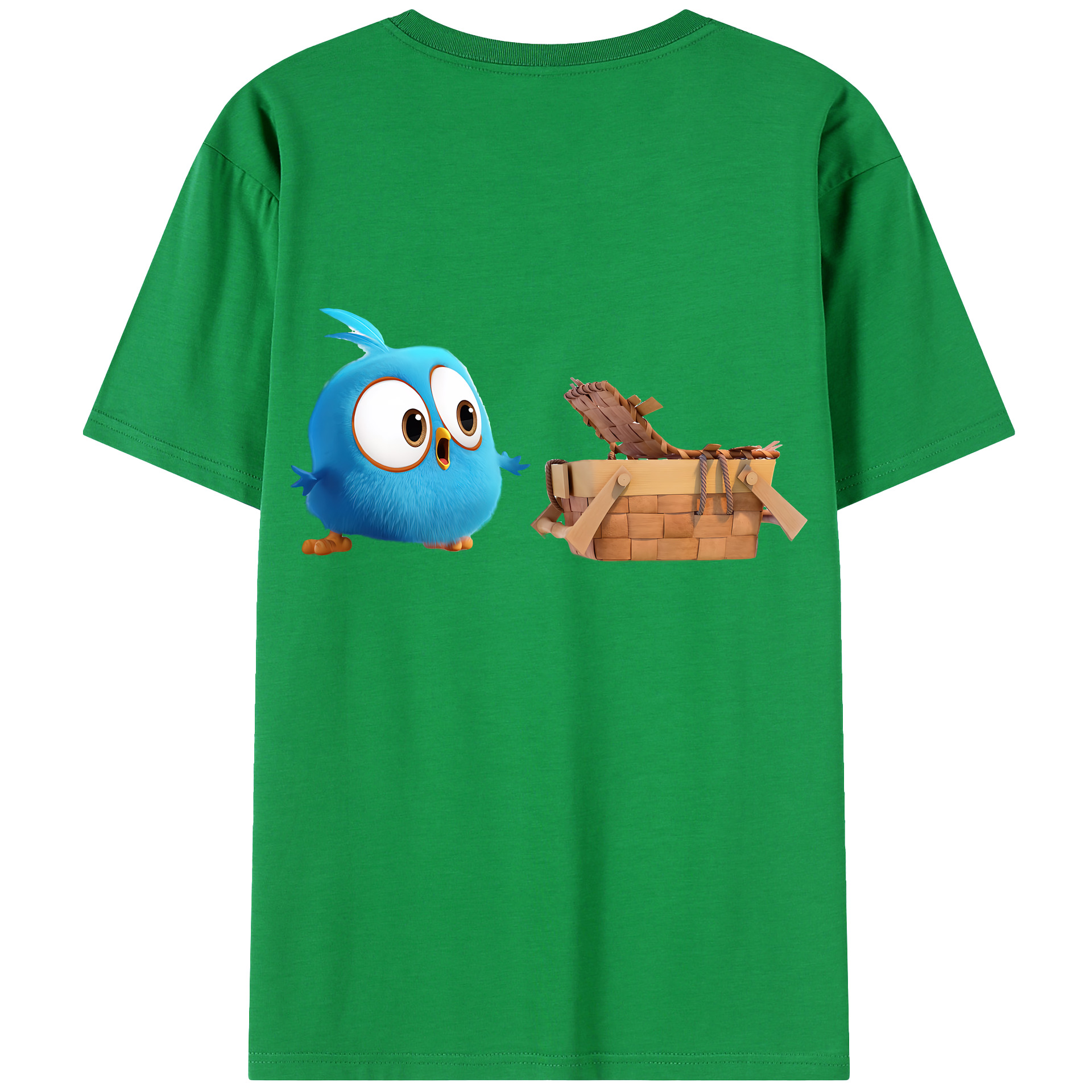（画像用） Angry Birds アングリーバード レディース半袖Tシャツ(バックプリント)
