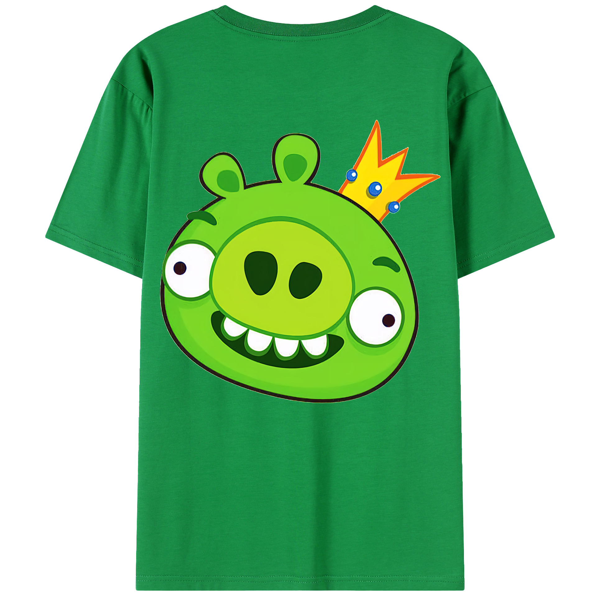（画像用） Angry Birds アングリーバード レディース半袖Tシャツ(バックプリント)