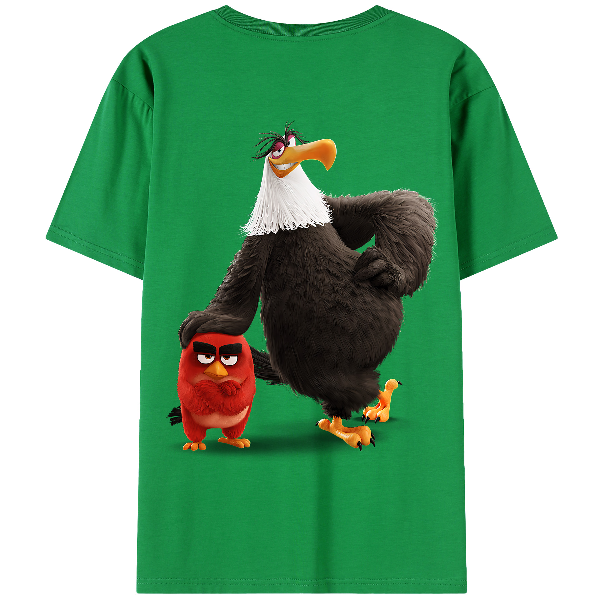 （画像用） Angry Birds アングリーバード レディース半袖Tシャツ(バックプリント)