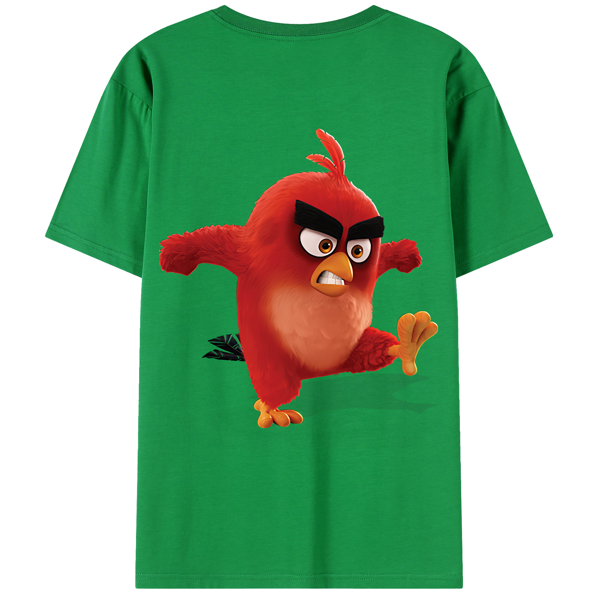 （画像用） Angry Birds アングリーバード レディース半袖Tシャツ(バックプリント)