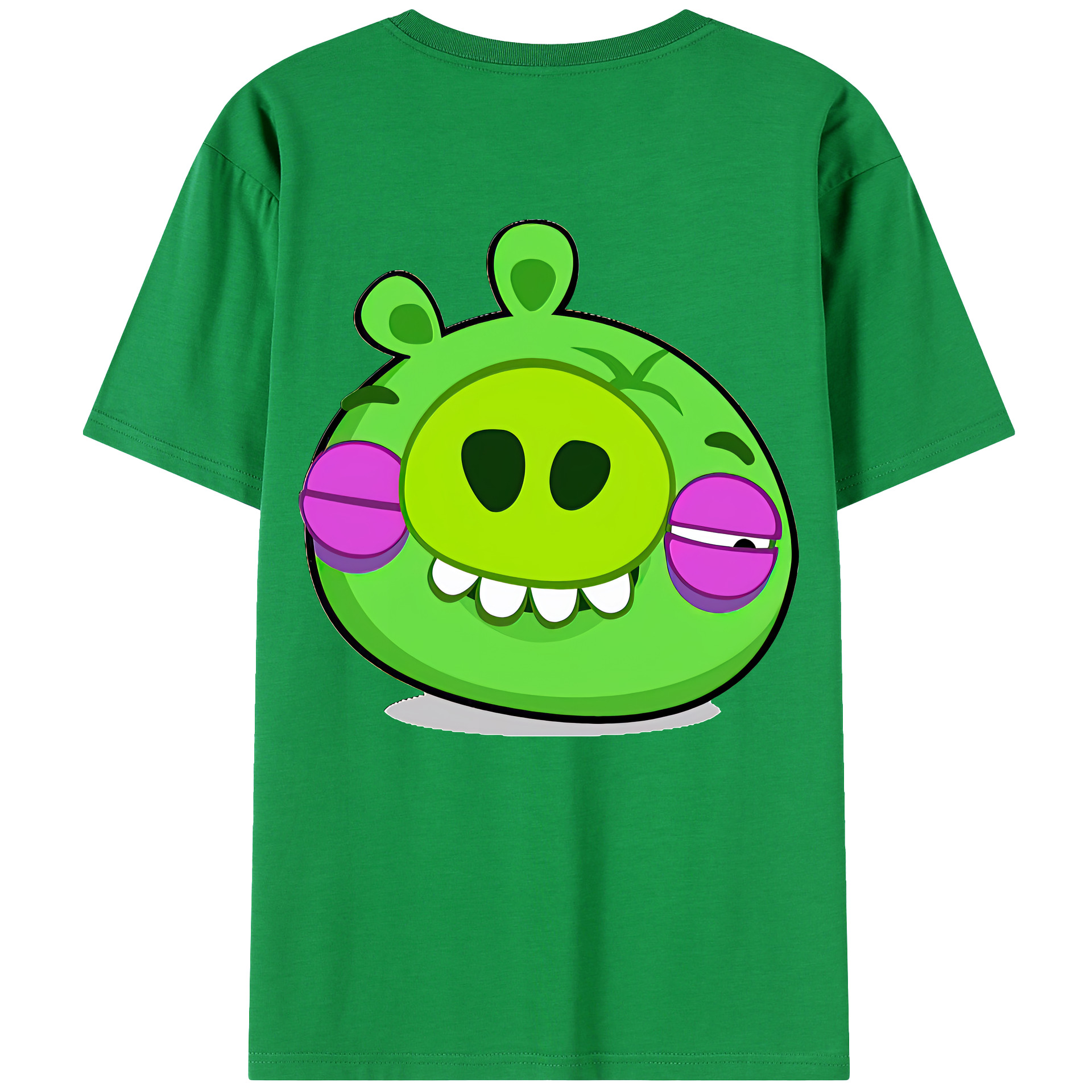 （画像用） Angry Birds アングリーバード レディース半袖Tシャツ(バックプリント)