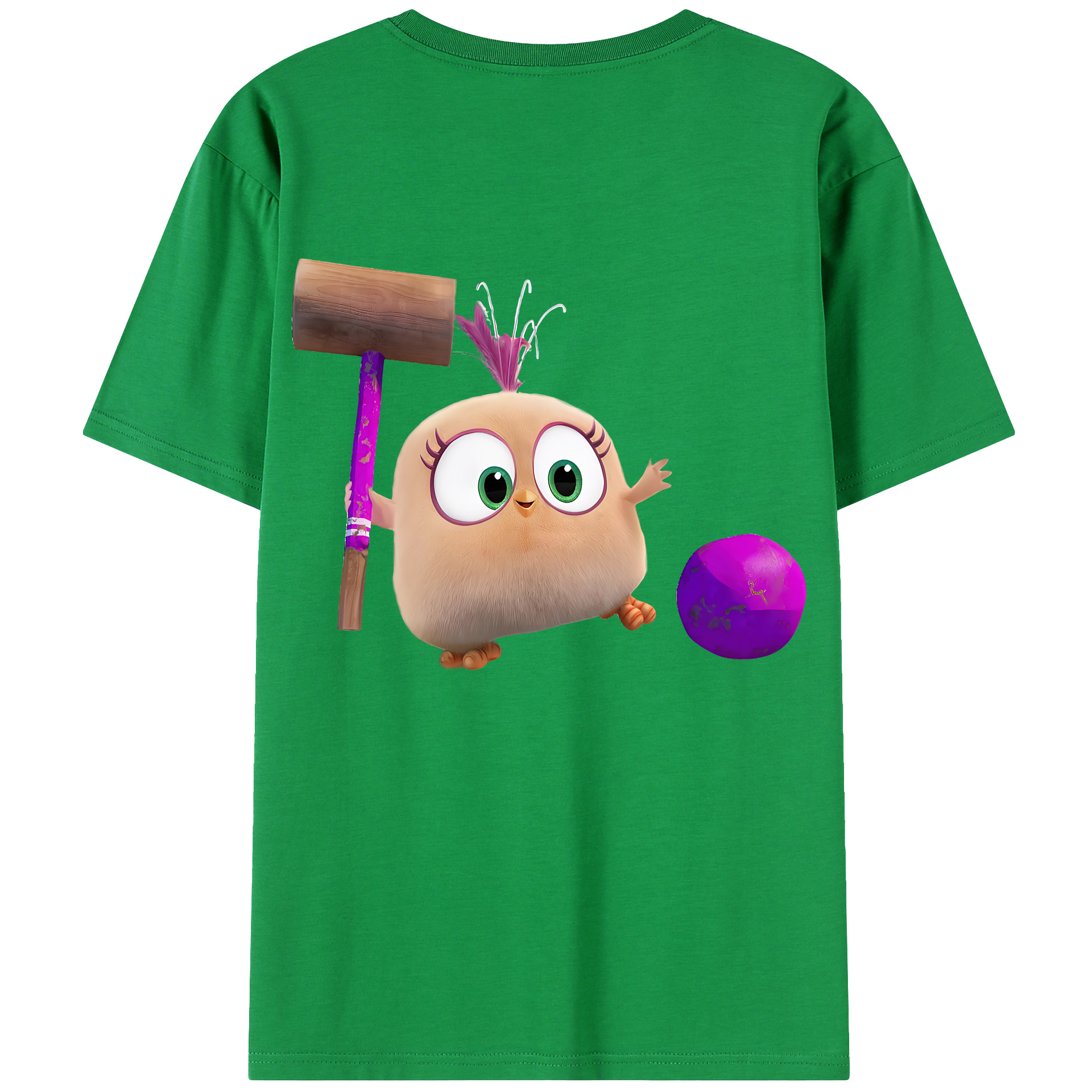 （画像用） Angry Birds アングリーバード レディース半袖Tシャツ(バックプリント)