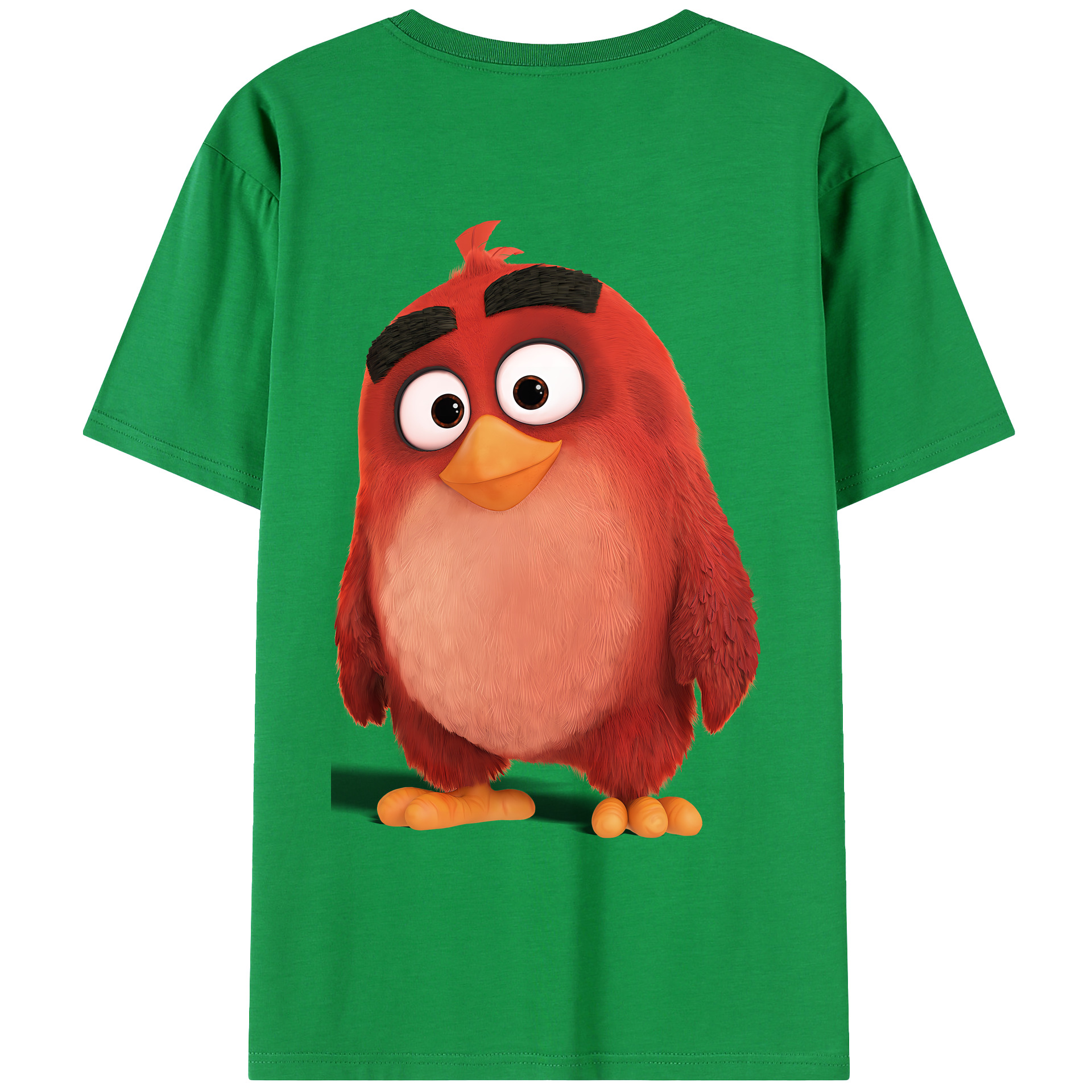 （画像用） Angry Birds アングリーバード レディース半袖Tシャツ(バックプリント)