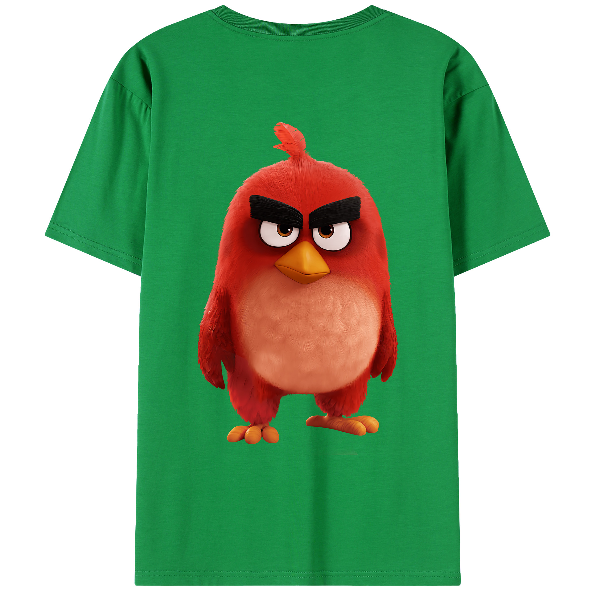 （画像用） Angry Birds アングリーバード レディース半袖Tシャツ(バックプリント)