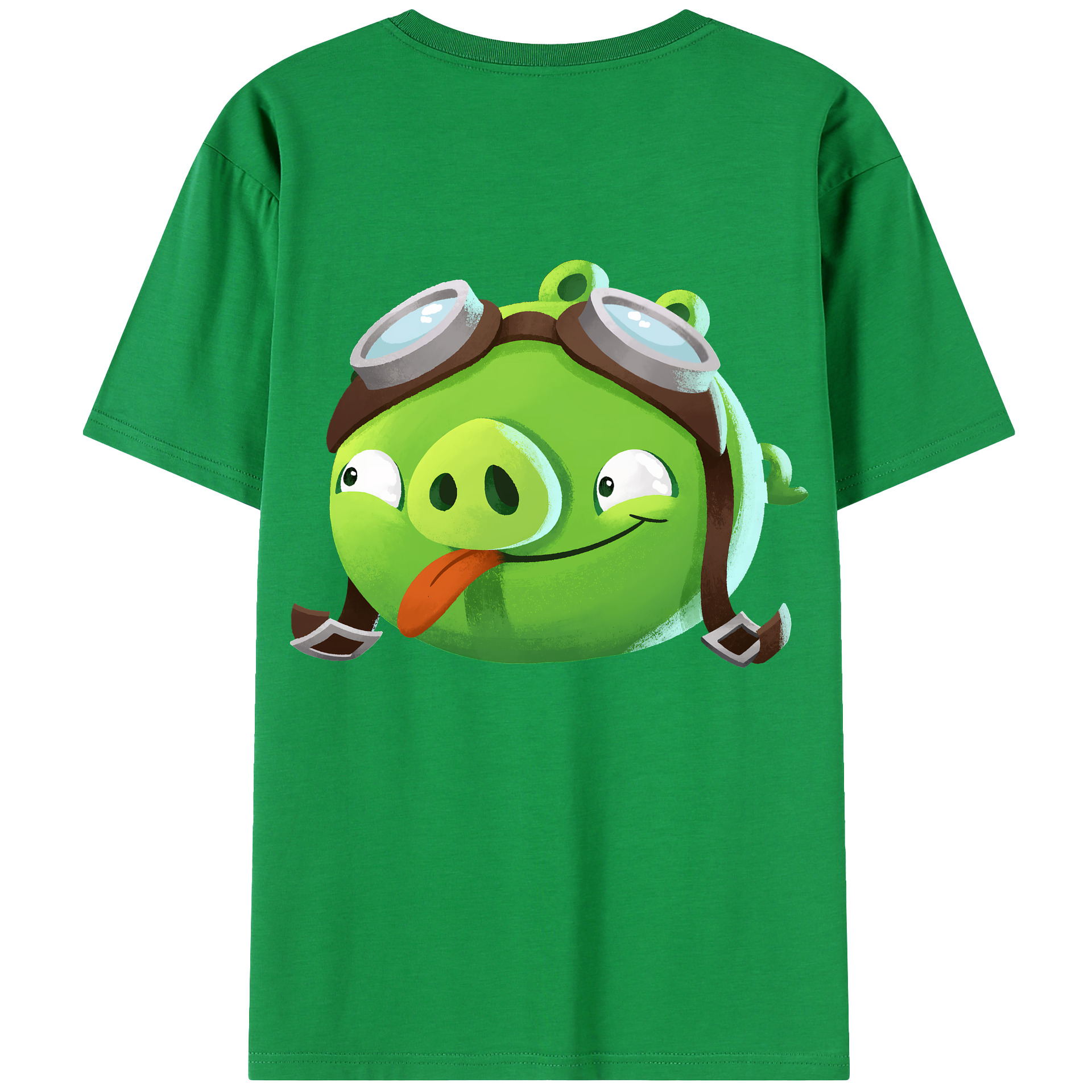 （画像用） Angry Birds アングリーバード レディース半袖Tシャツ(バックプリント)