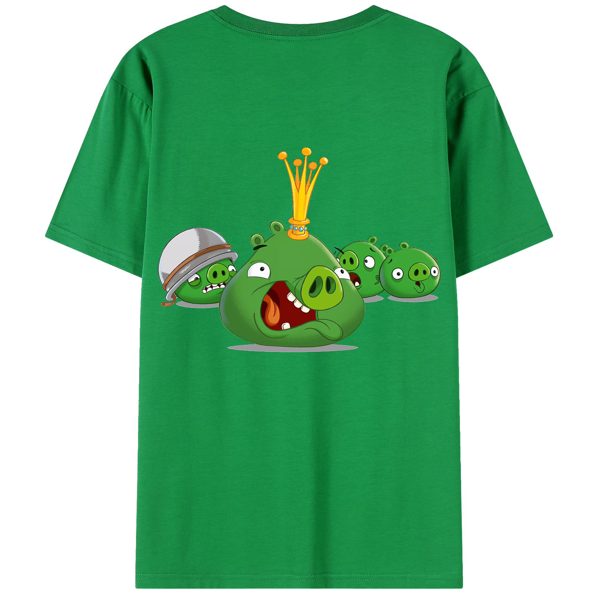 （画像用） Angry Birds アングリーバード レディース半袖Tシャツ(バックプリント)