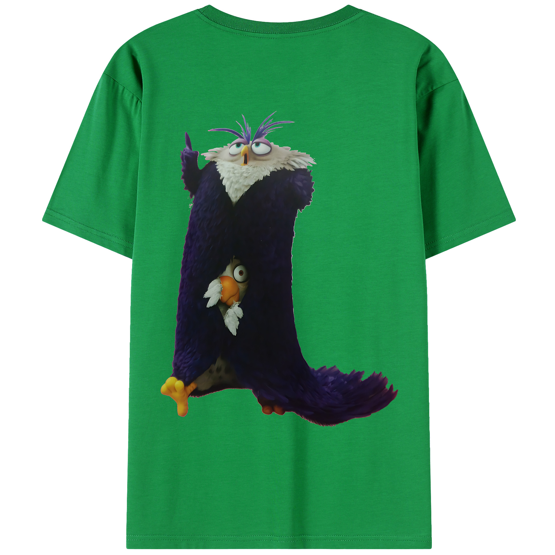 （画像用） Angry Birds アングリーバード レディース半袖Tシャツ(バックプリント)