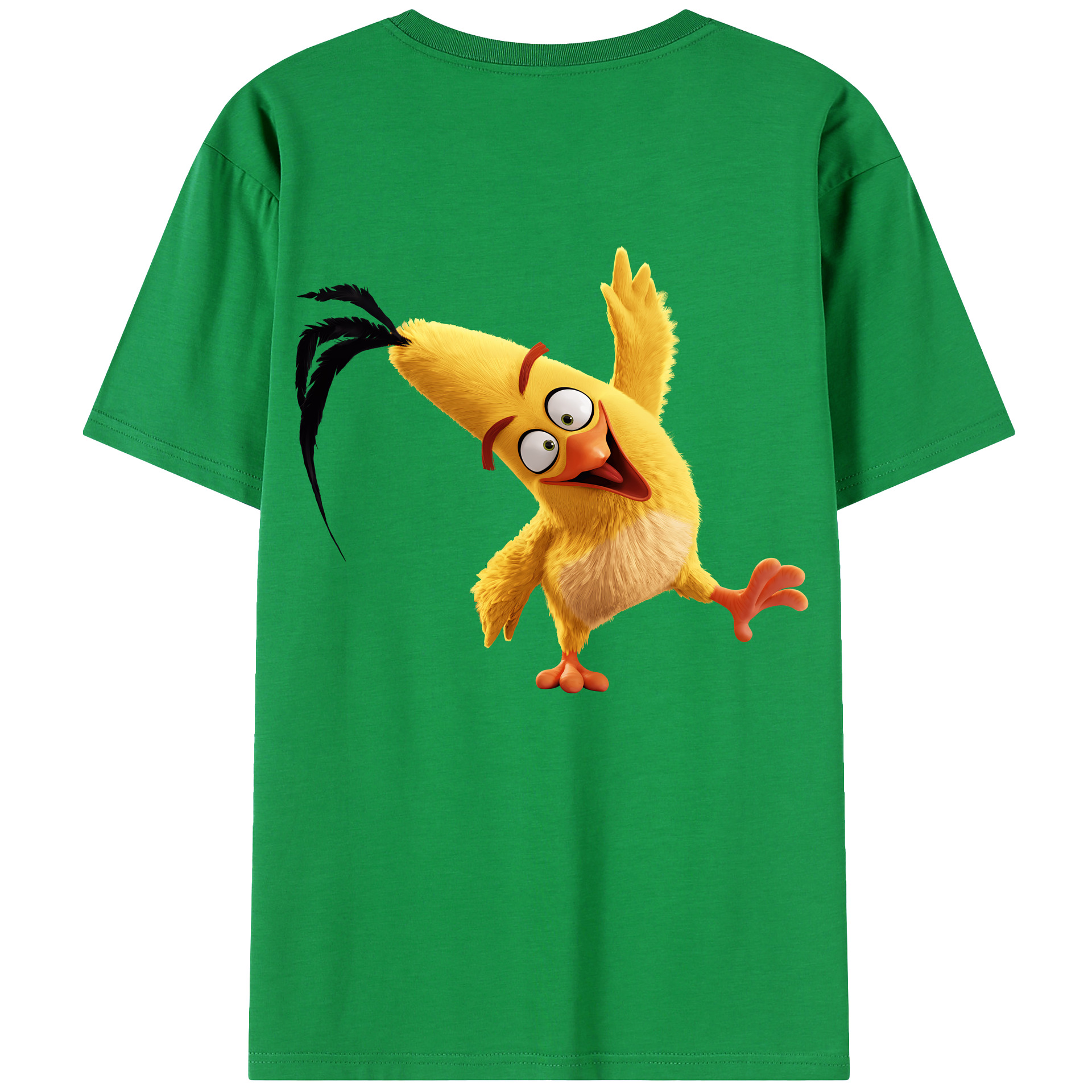 （画像用） Angry Birds アングリーバード レディース半袖Tシャツ(バックプリント)