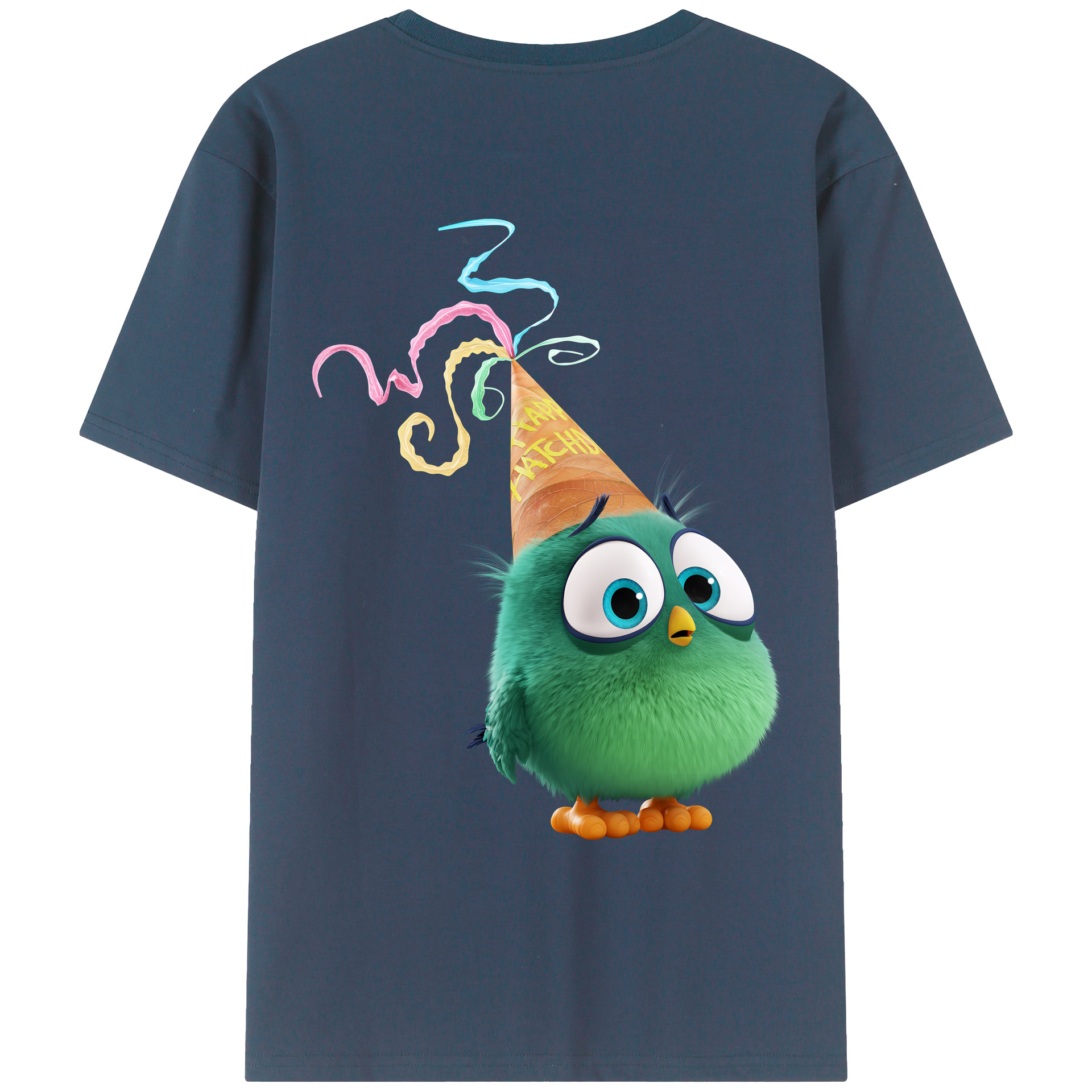 （画像用） Angry Birds アングリーバード レディース半袖Tシャツ(バックプリント)