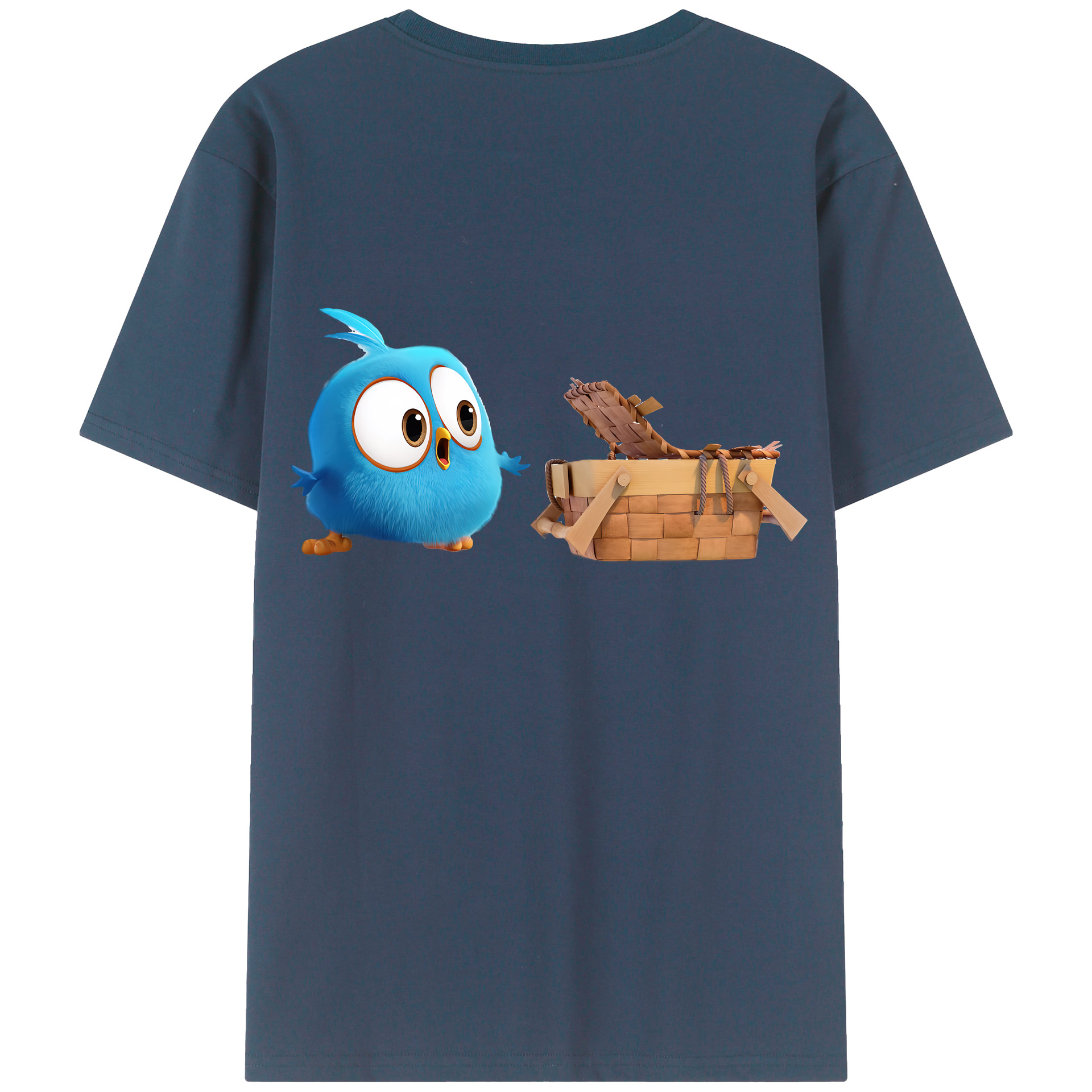 （画像用） Angry Birds アングリーバード レディース半袖Tシャツ(バックプリント)