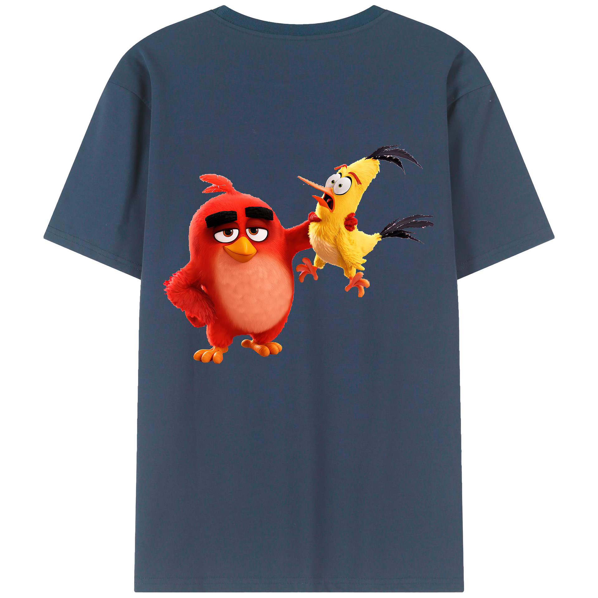 （画像用） Angry Birds アングリーバード レディース半袖Tシャツ(バックプリント)