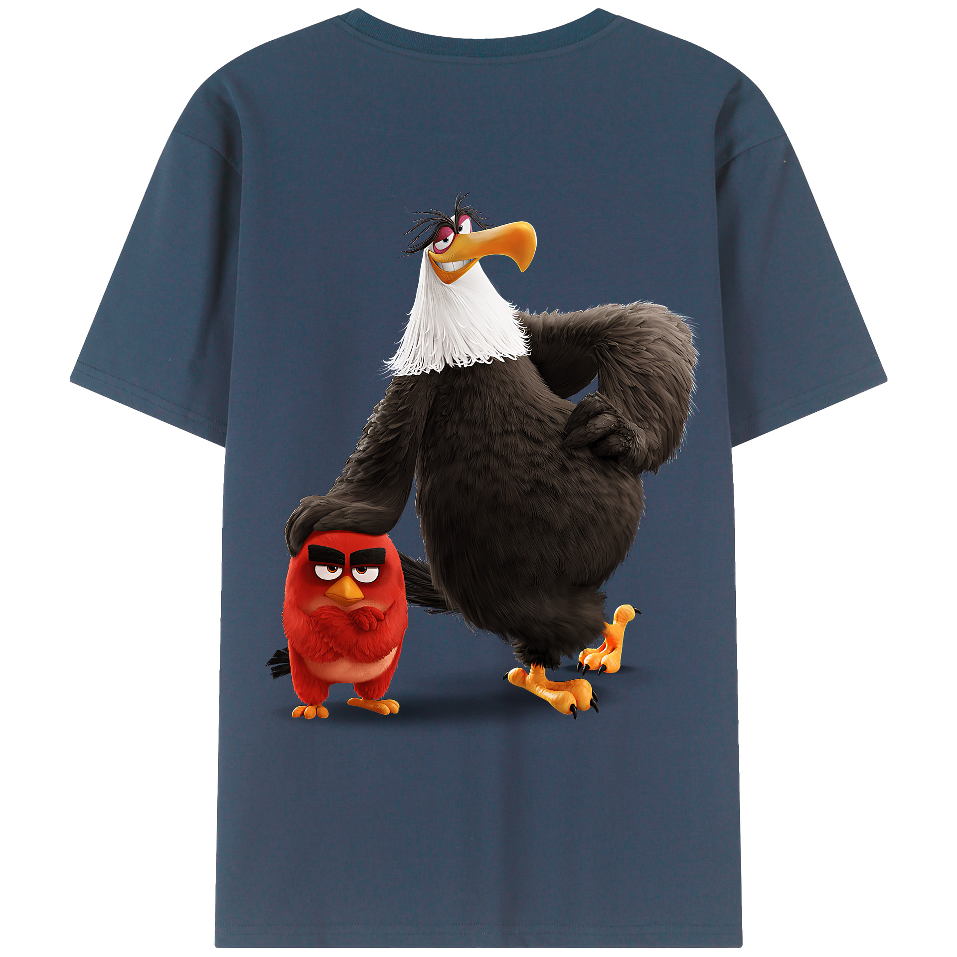 （画像用） Angry Birds アングリーバード レディース半袖Tシャツ(バックプリント)