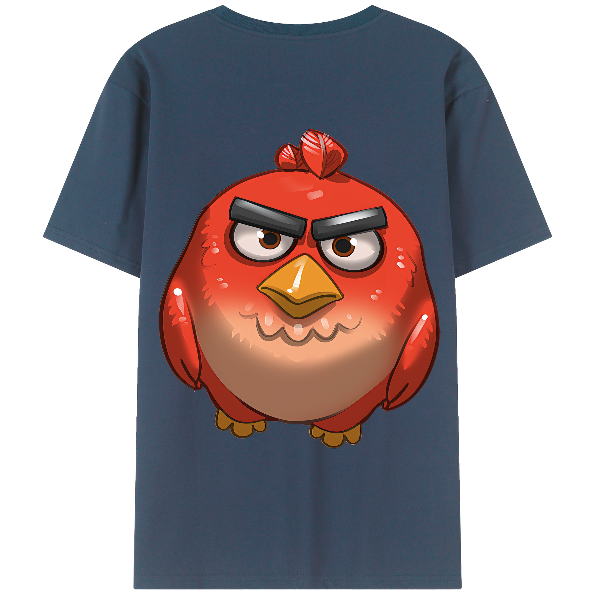 （画像用） Angry Birds アングリーバード レディース半袖Tシャツ(バックプリント)