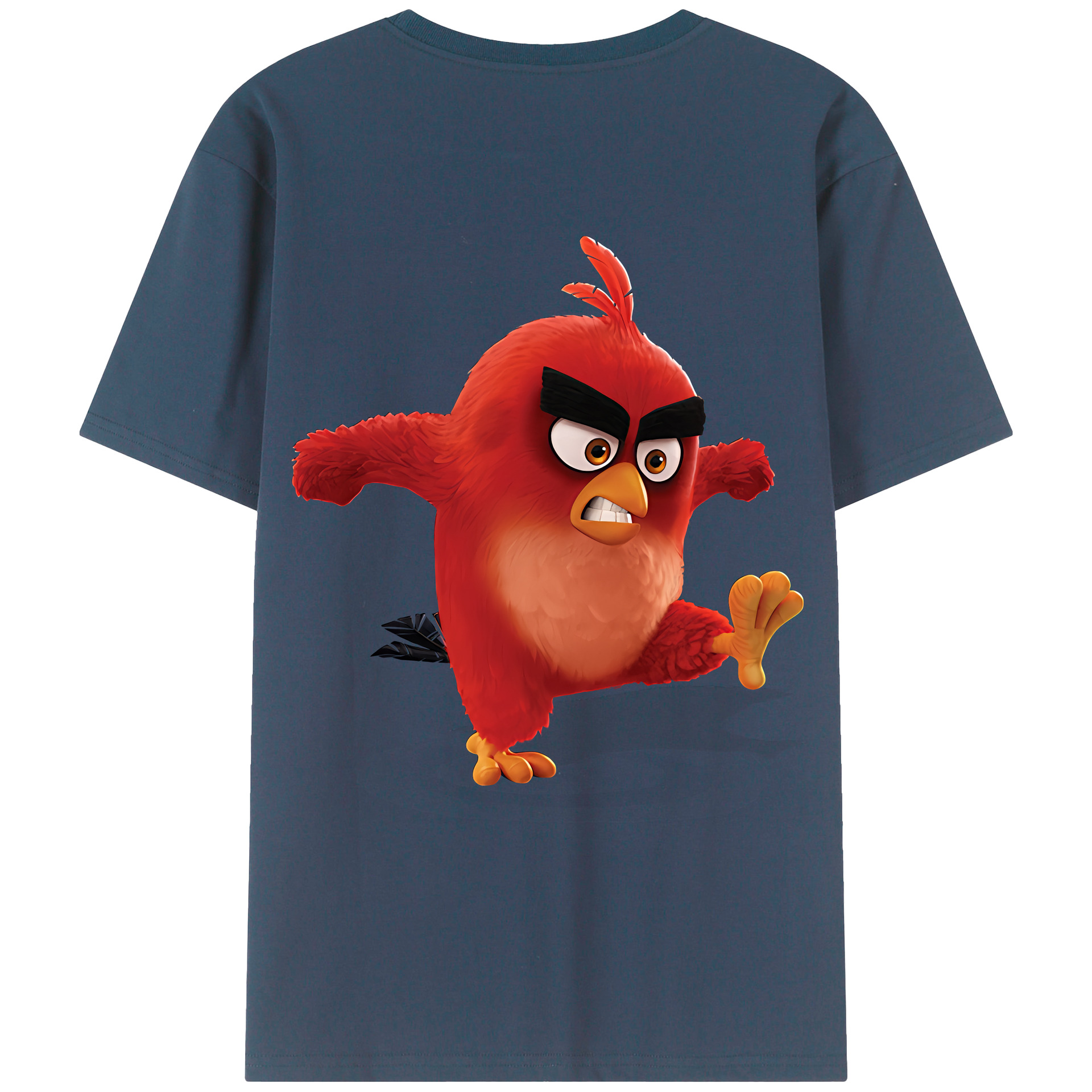 （画像用） Angry Birds アングリーバード レディース半袖Tシャツ(バックプリント)