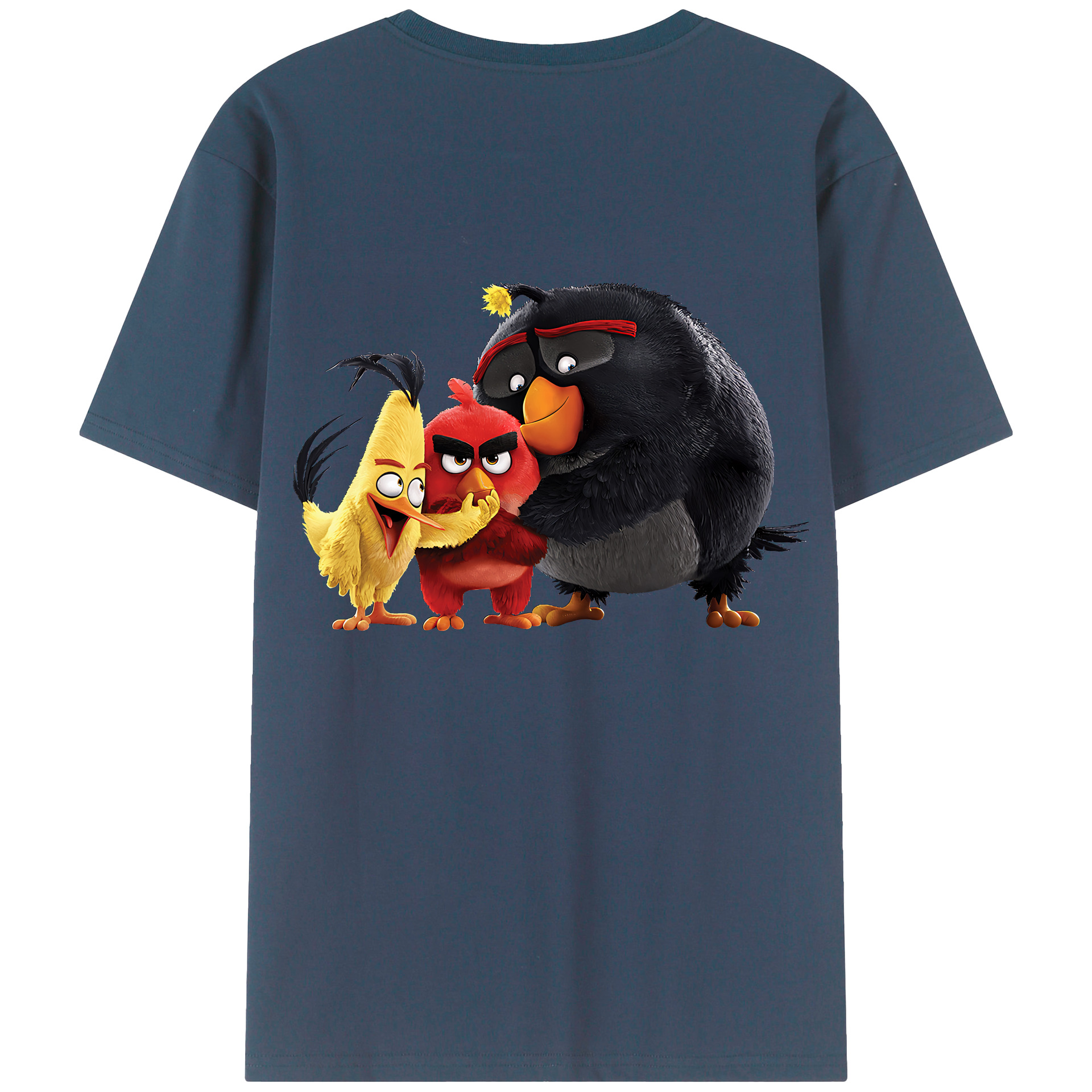 （画像用） Angry Birds アングリーバード レディース半袖Tシャツ(バックプリント)