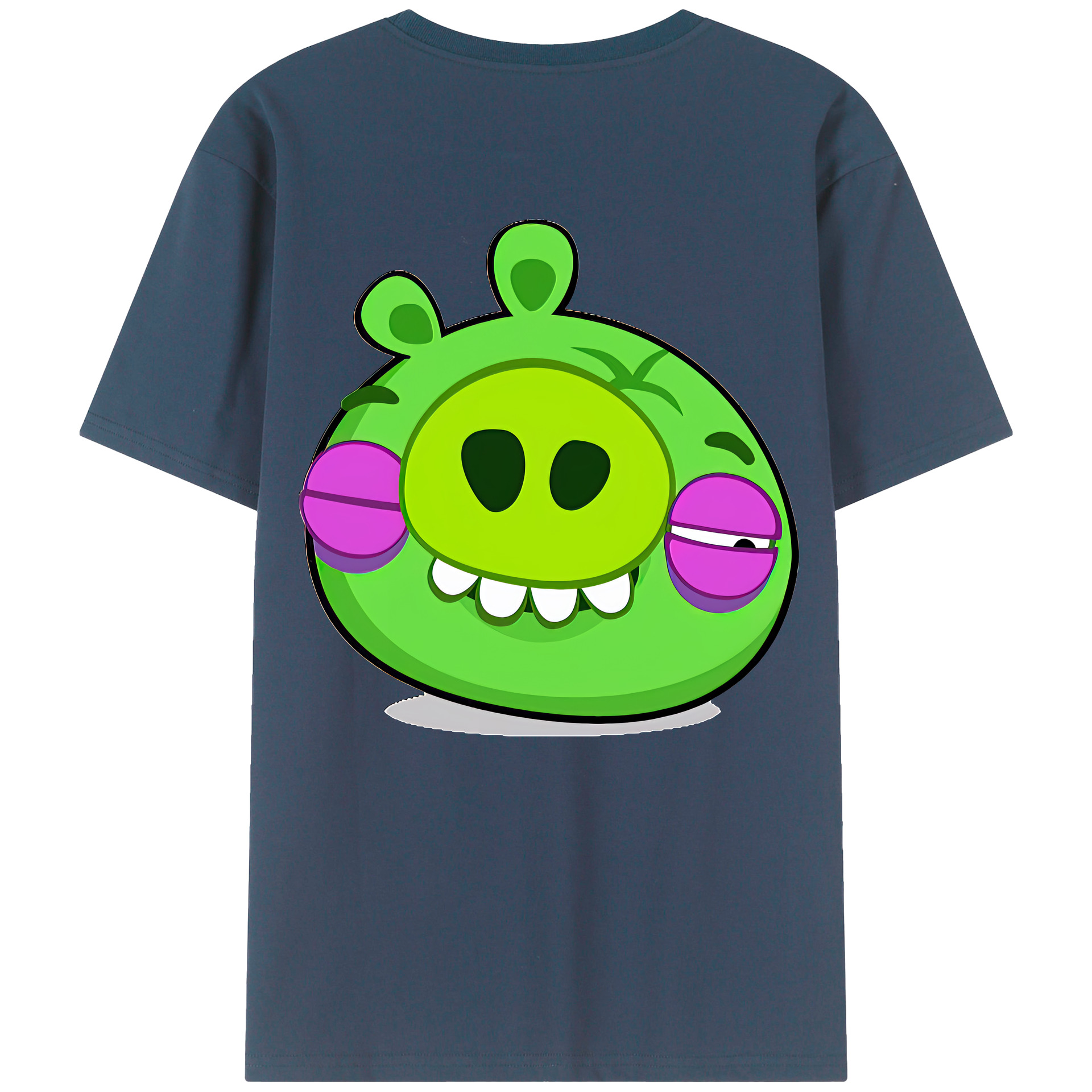 （画像用） Angry Birds アングリーバード レディース半袖Tシャツ(バックプリント)