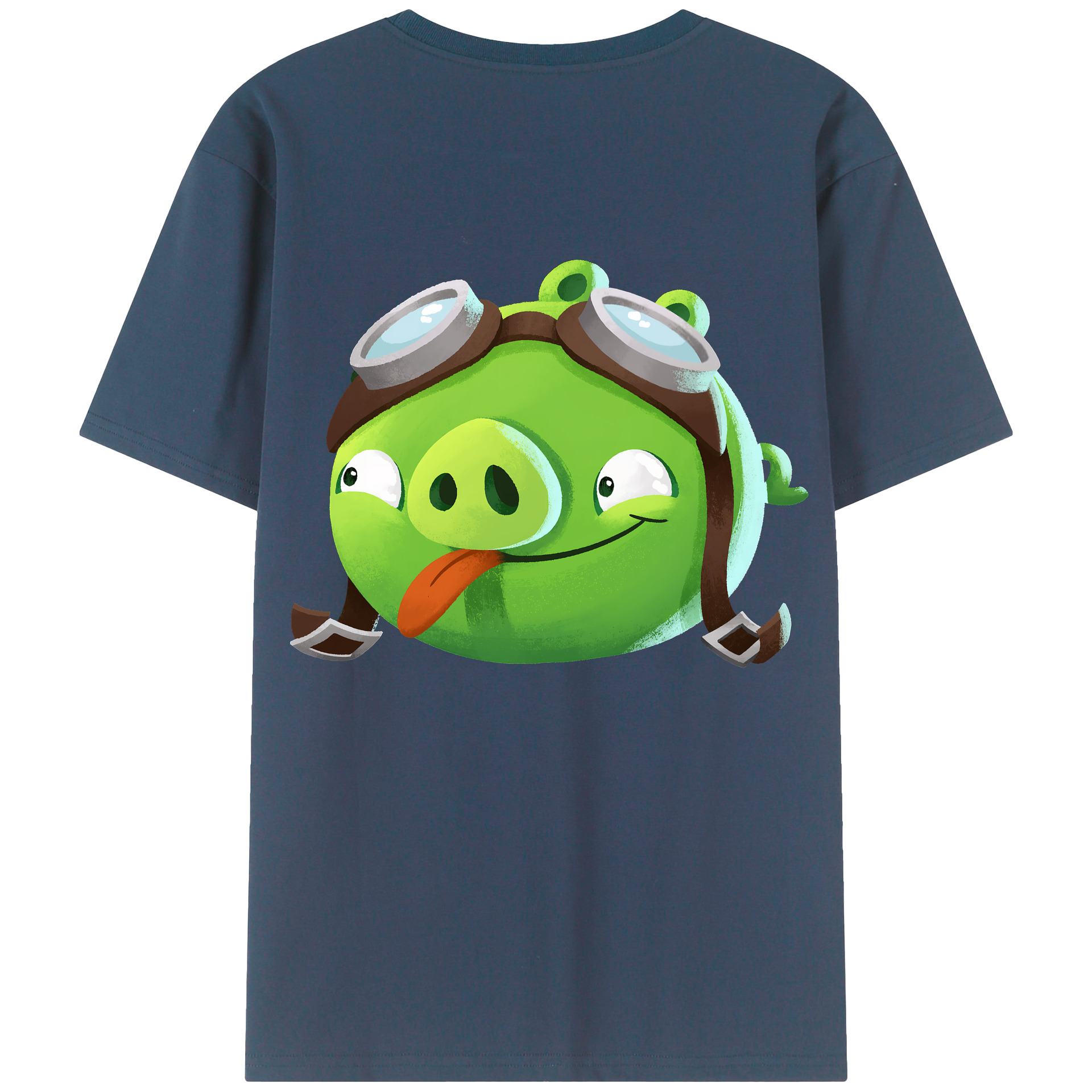 （画像用） Angry Birds アングリーバード レディース半袖Tシャツ(バックプリント)