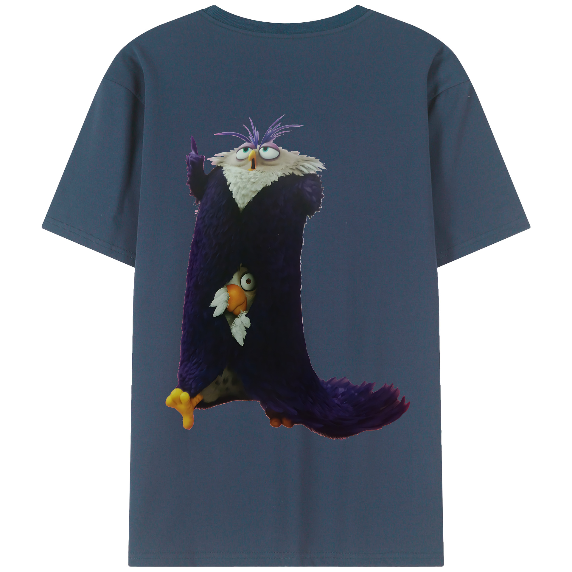 （画像用） Angry Birds アングリーバード レディース半袖Tシャツ(バックプリント)