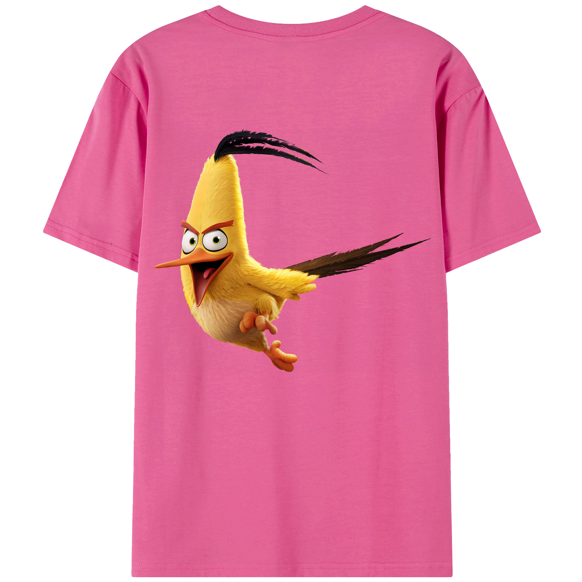 （画像用） Angry Birds アングリーバード レディース半袖Tシャツ(バックプリント)