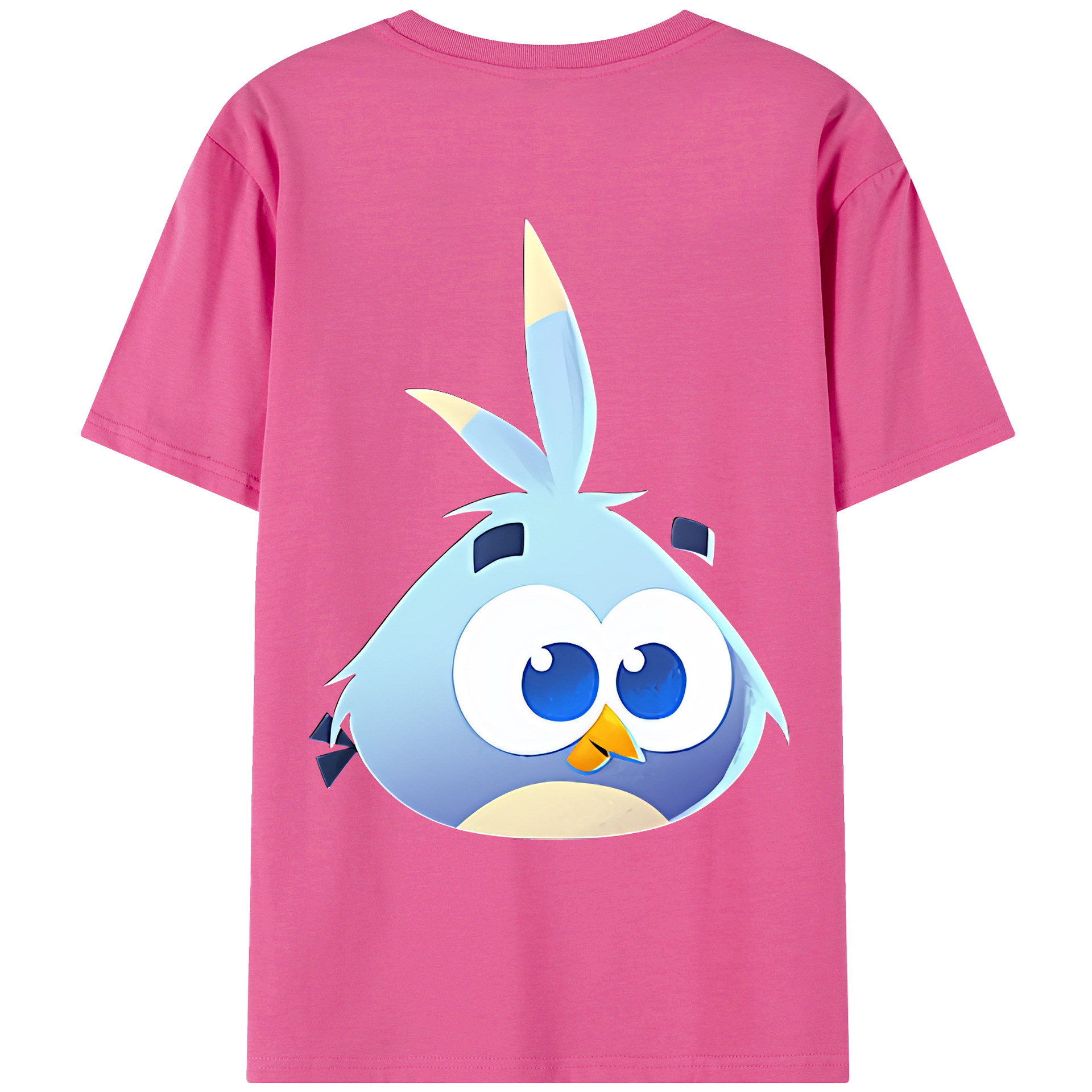 （画像用） Angry Birds アングリーバード レディース半袖Tシャツ(バックプリント)