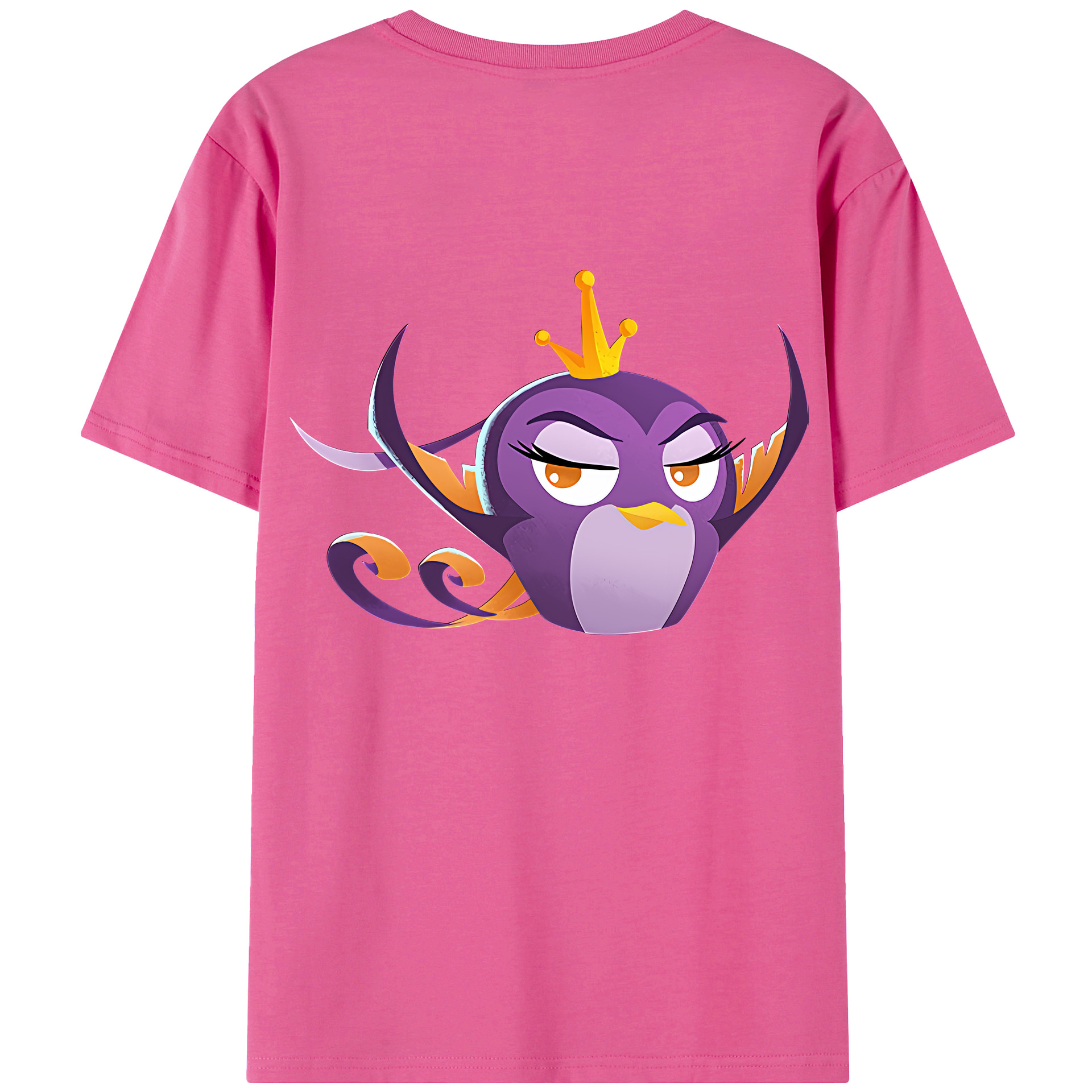 （画像用） Angry Birds アングリーバード レディース半袖Tシャツ(バックプリント)