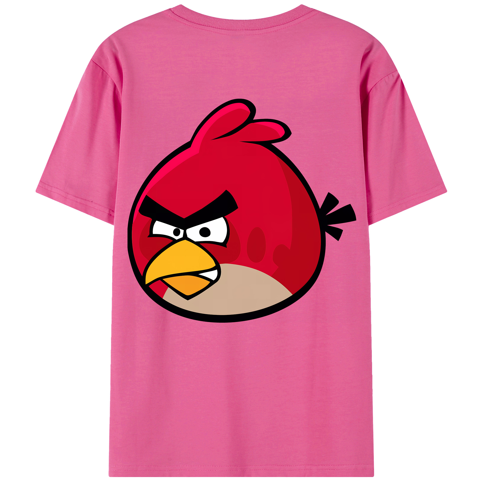 （画像用） Angry Birds アングリーバード レディース半袖Tシャツ(バックプリント)