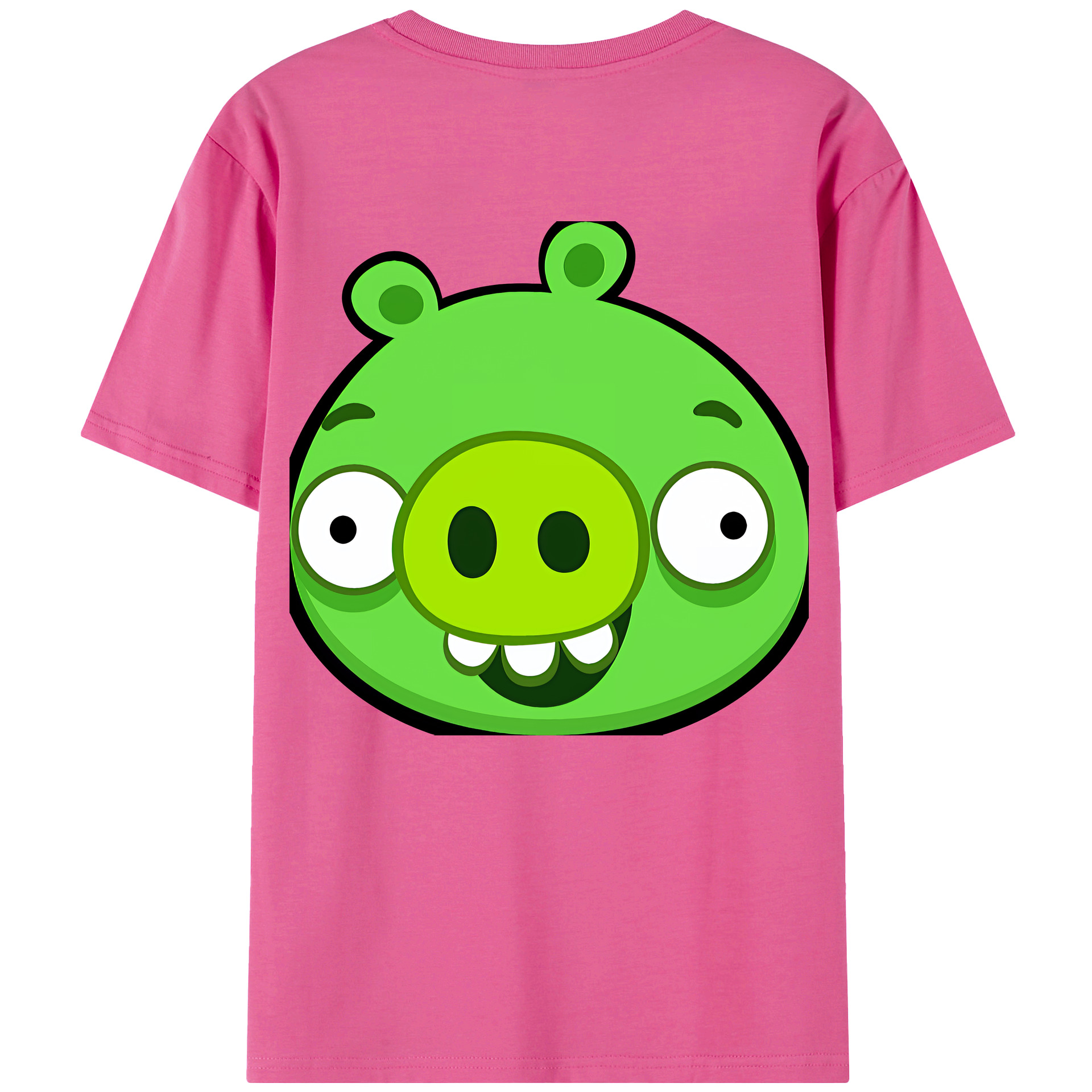 （画像用） Angry Birds アングリーバード レディース半袖Tシャツ(バックプリント)