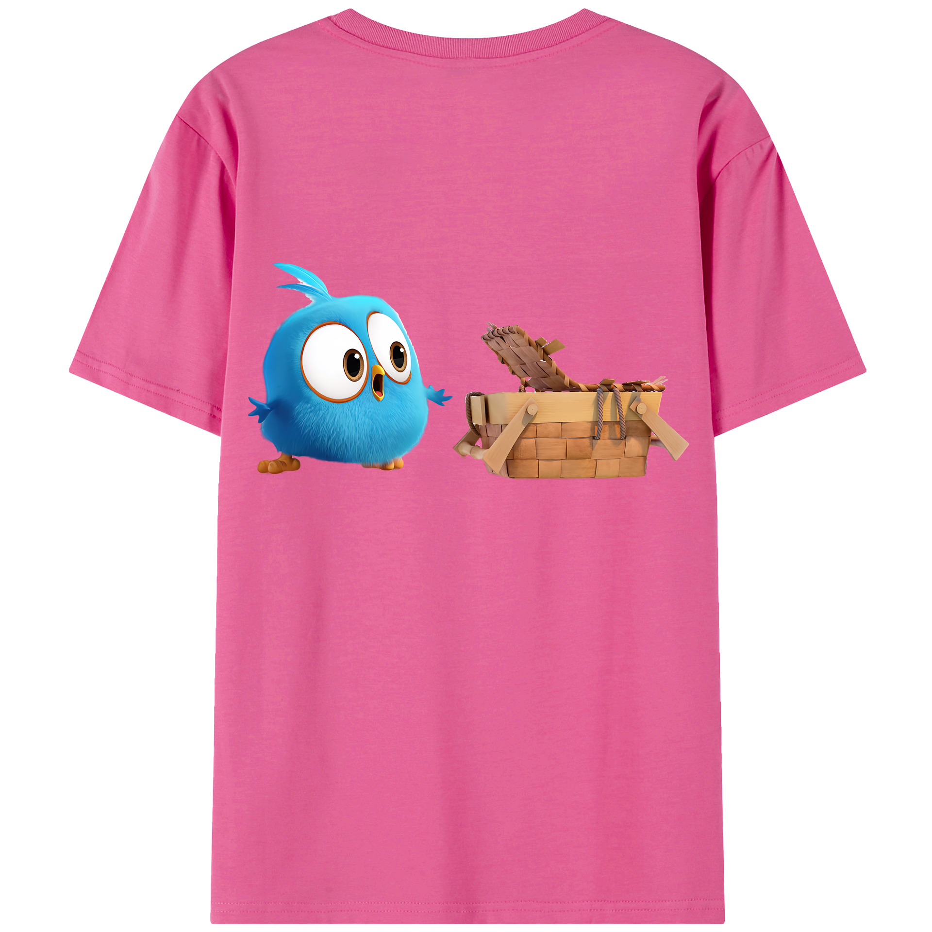 （画像用） Angry Birds アングリーバード レディース半袖Tシャツ(バックプリント)