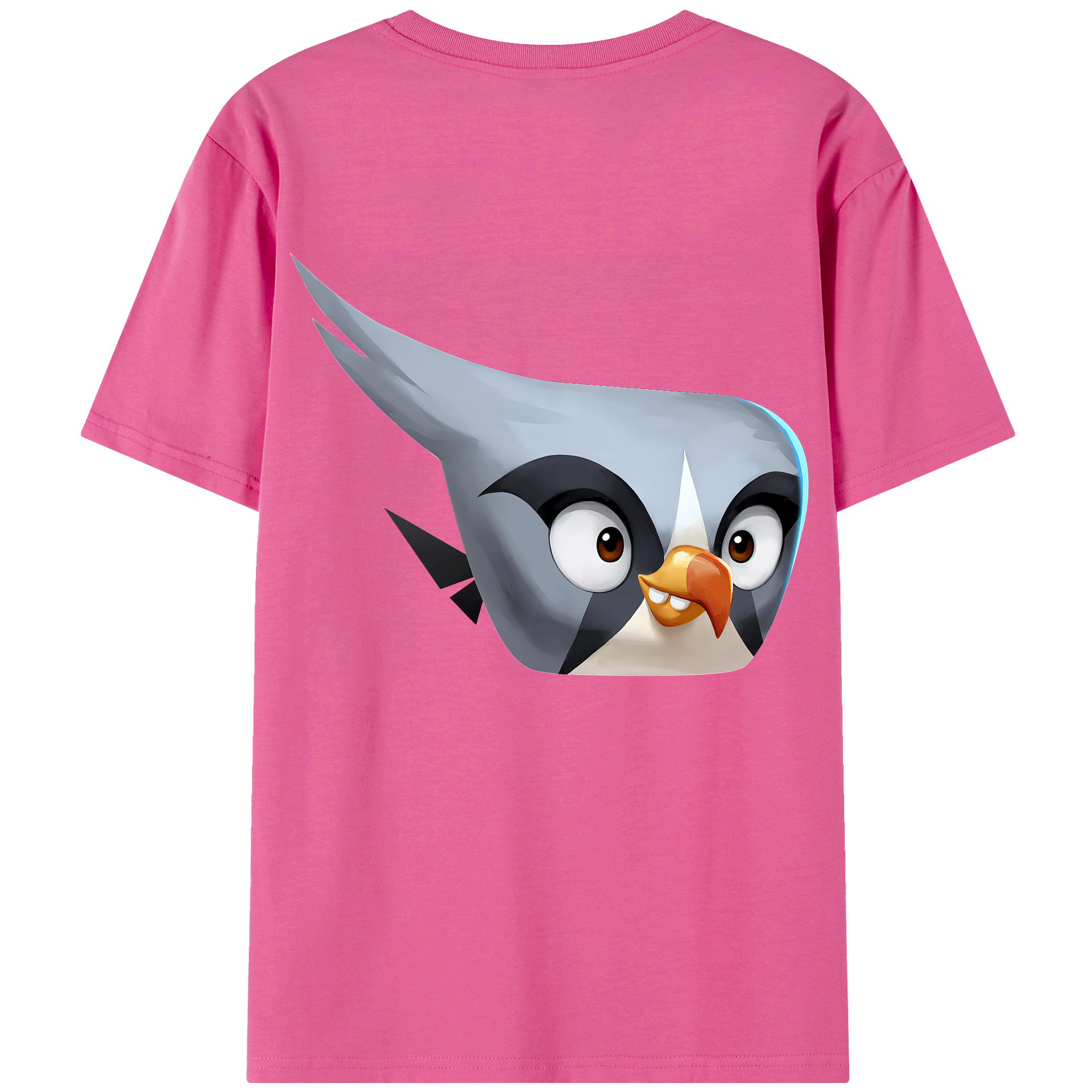 （画像用） Angry Birds アングリーバード レディース半袖Tシャツ(バックプリント)