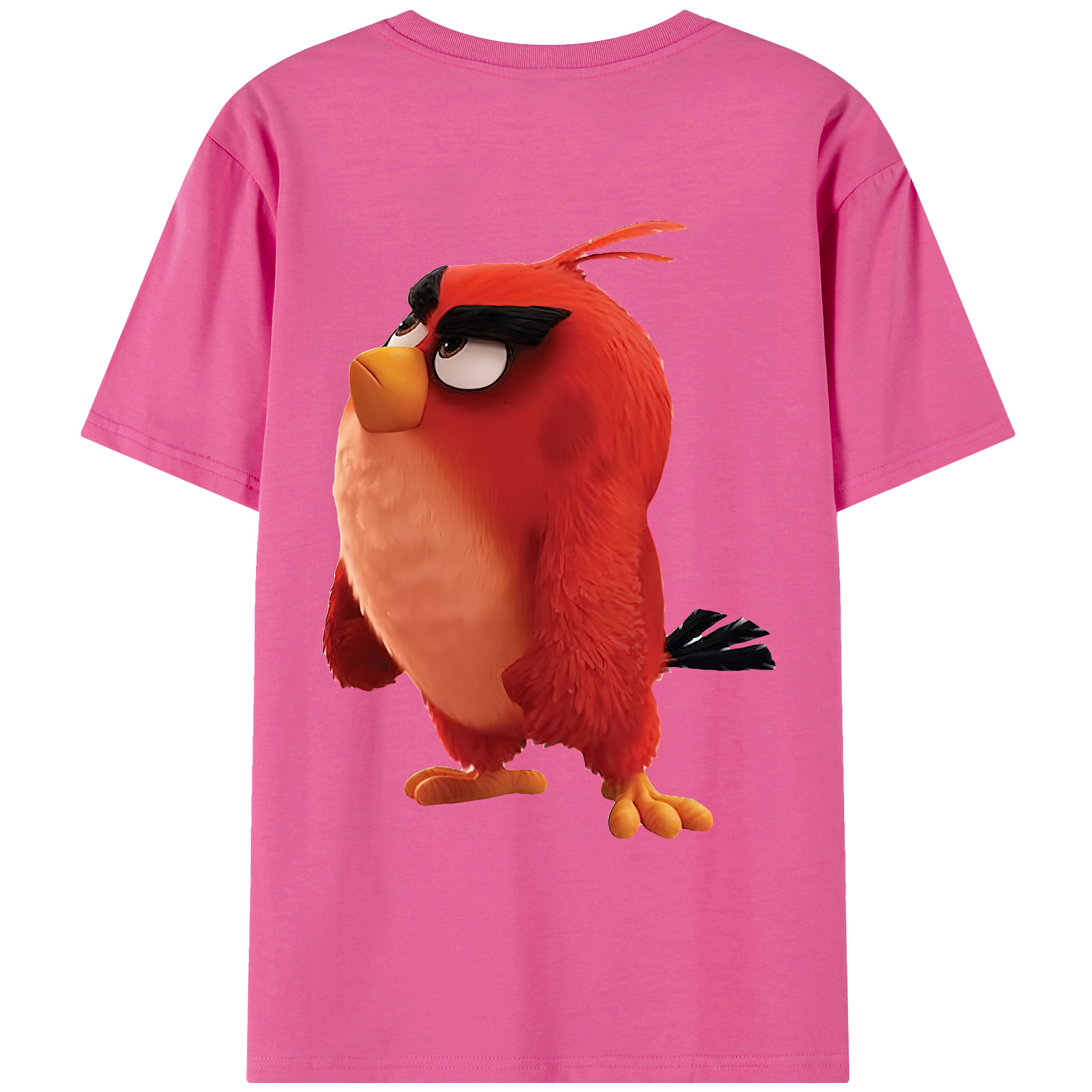 （画像用） Angry Birds アングリーバード レディース半袖Tシャツ(バックプリント)